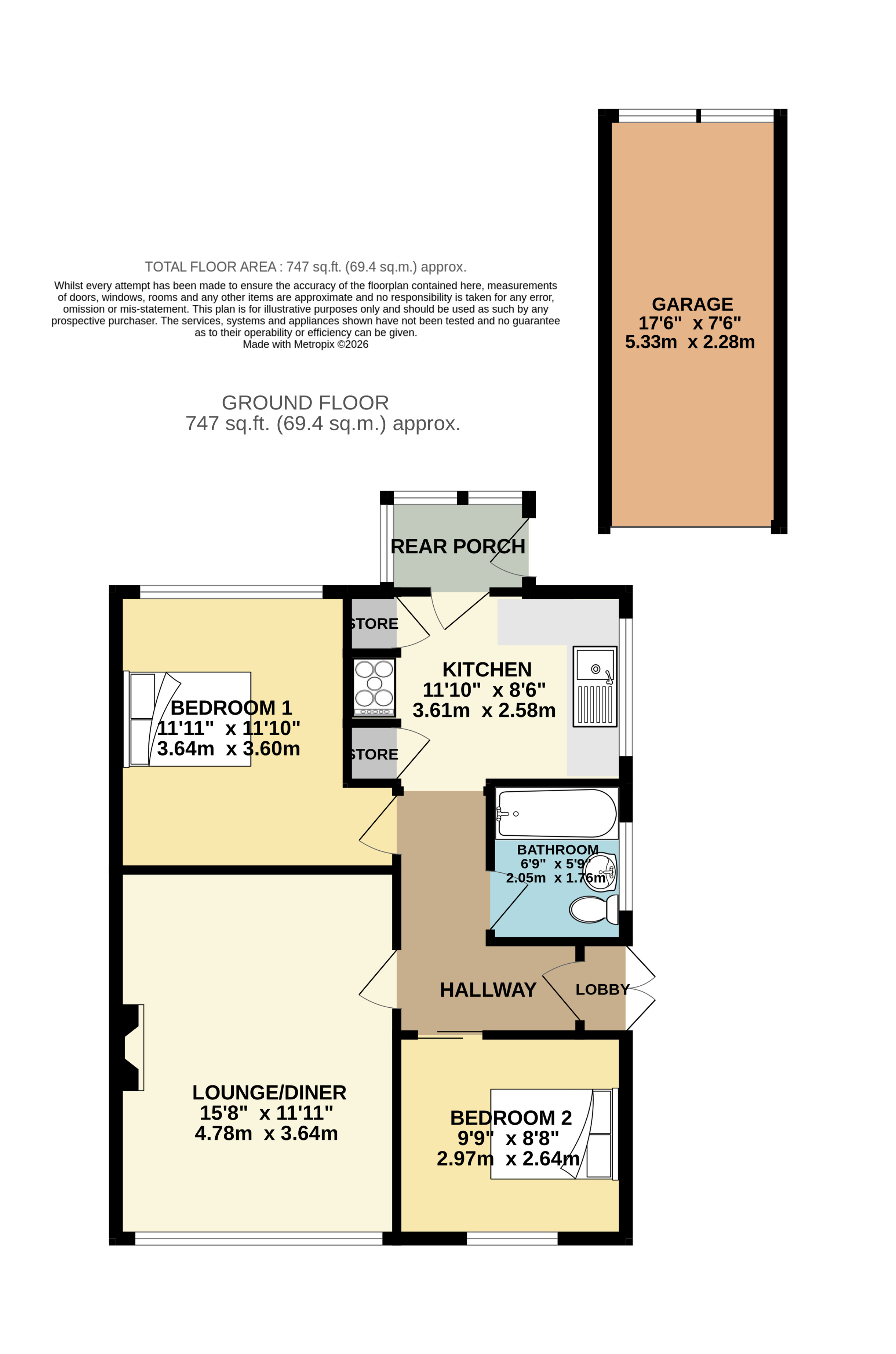 37, Mewburn Road, Banbury floorplan