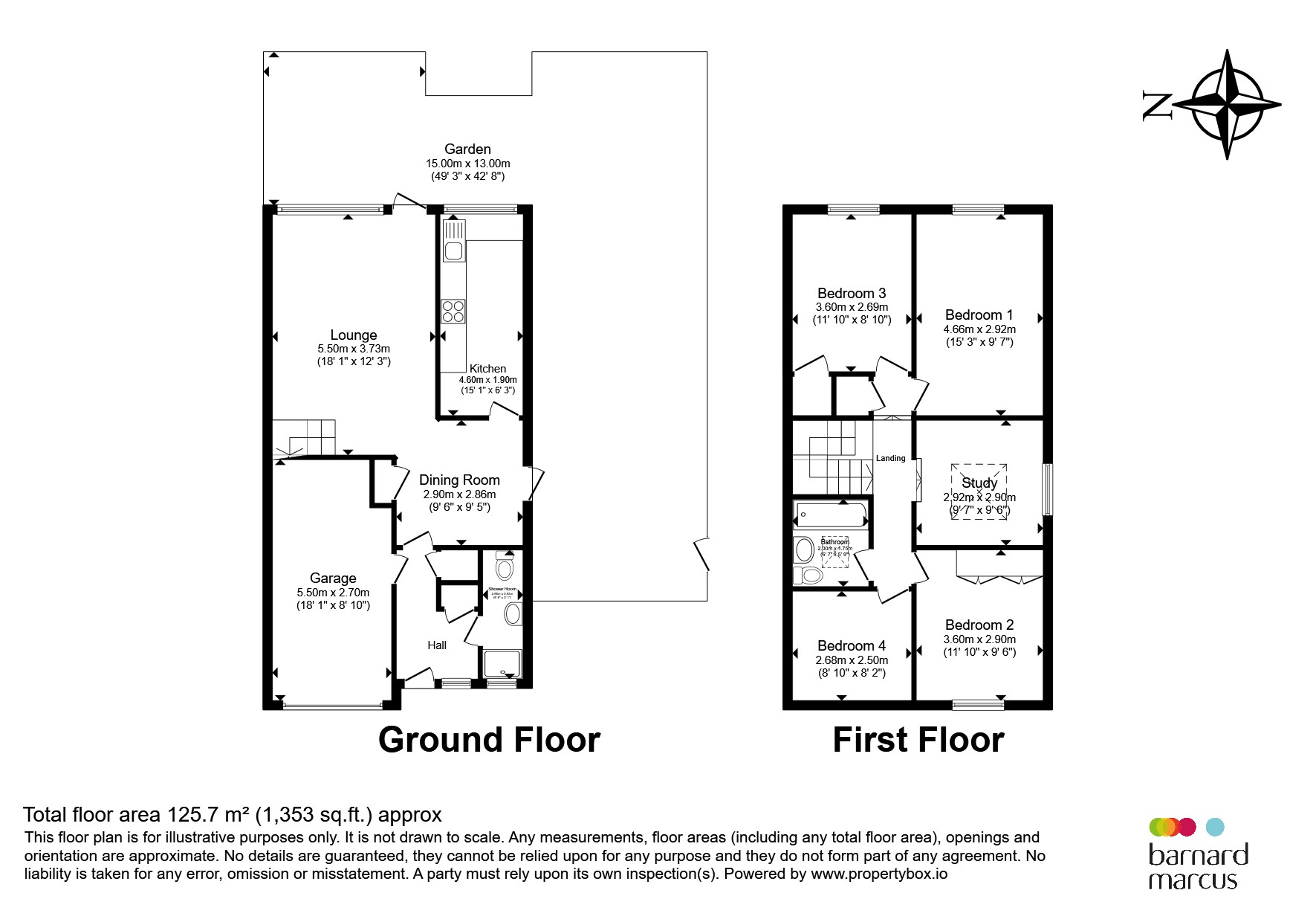 11, Caroline Close, Croydon floorplan