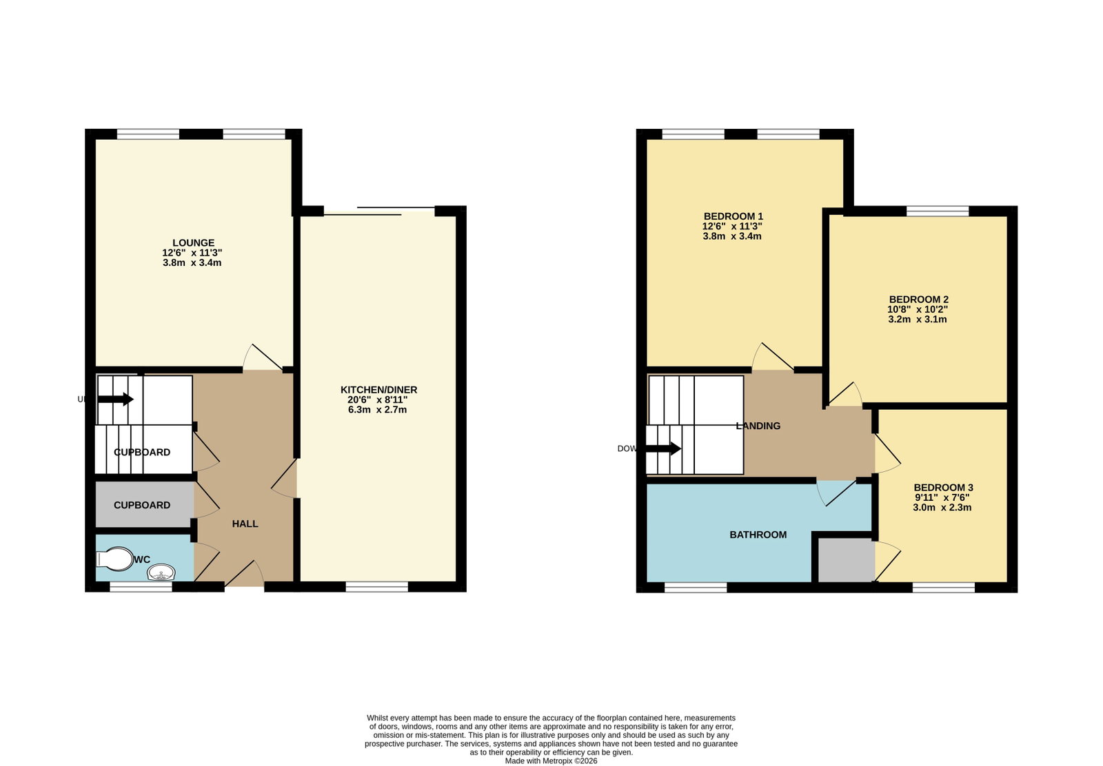 86, Mossgate, Leicester floorplan