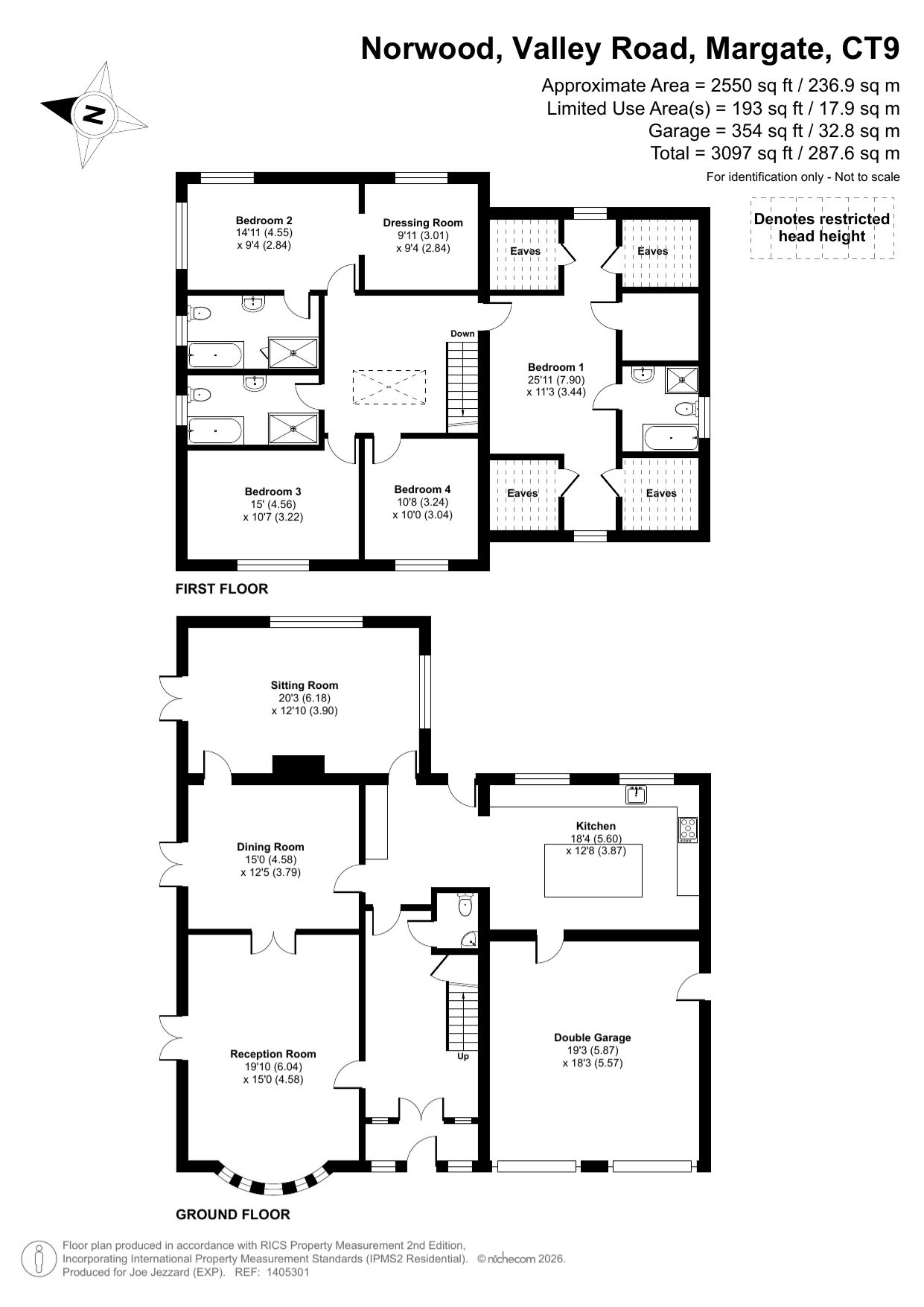Norwood, Valley Road, Margate floorplan