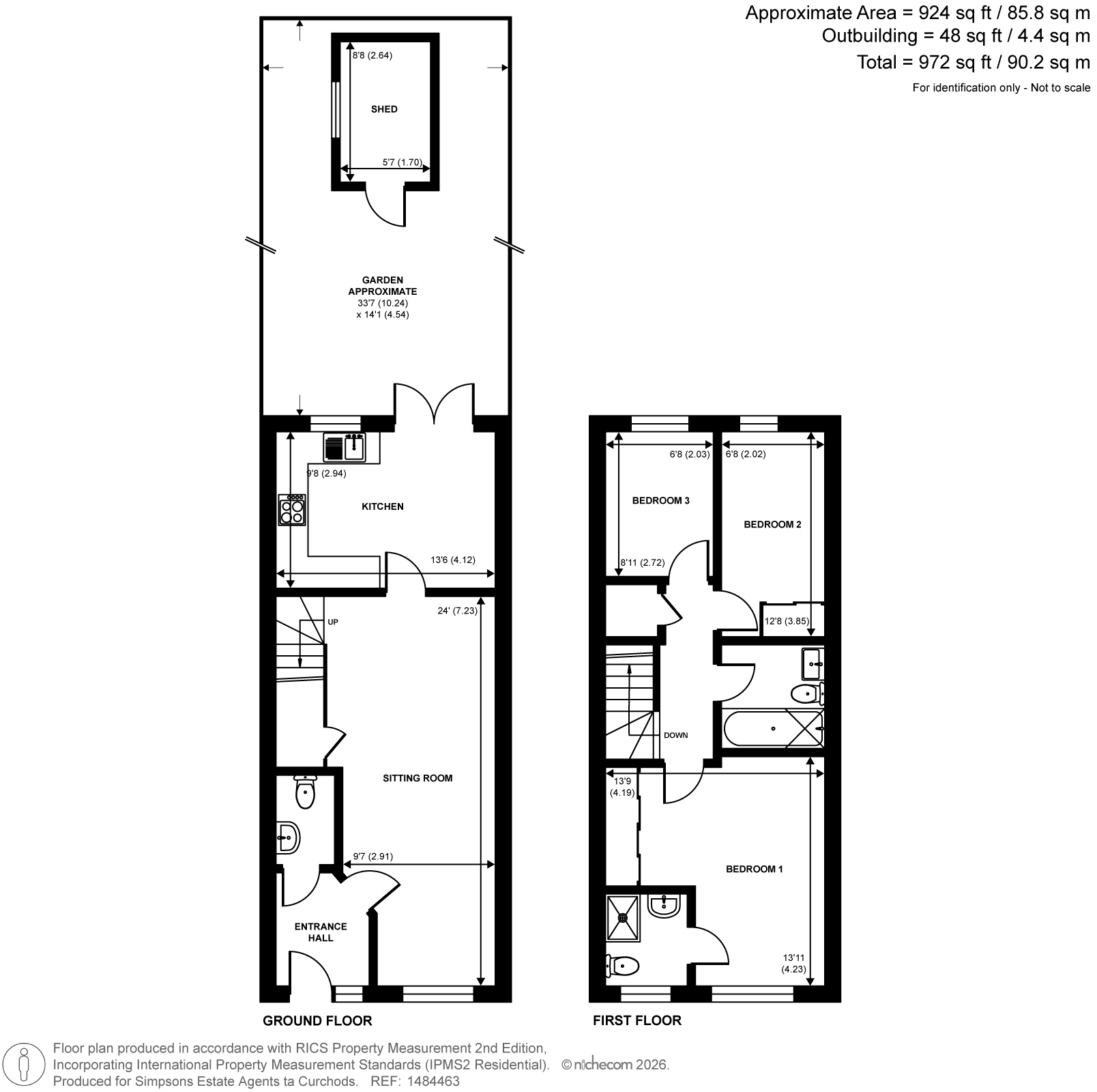 6, Marsh Close, Surrey floorplan