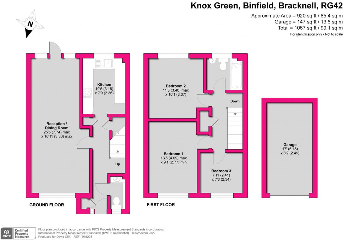 Knox Green, Binfield RG42, 3 bedroom terraced house for sale 63287816