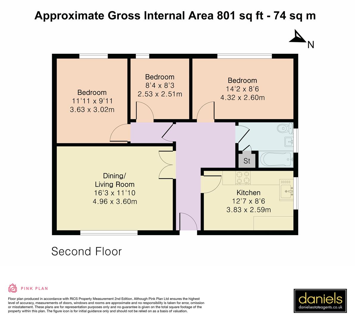 11 Bedford Court, Harrowdene Road, WEMBLEY floorplan