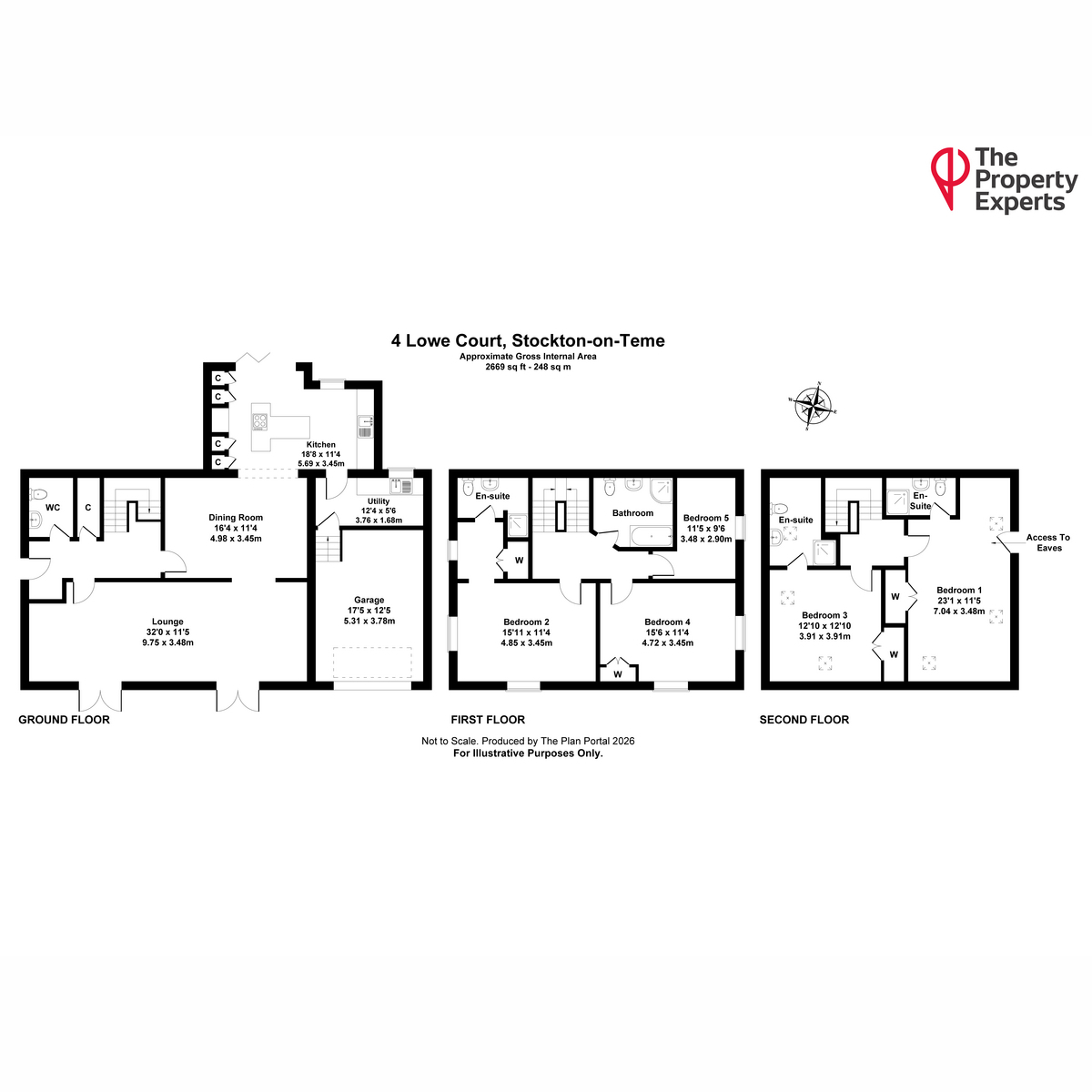 4, Lowe Court, Stockton on Teme floorplan