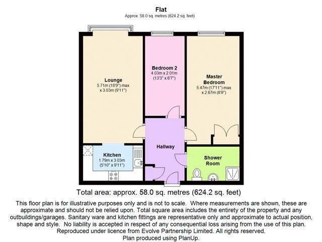 2 Bedrooms Flat for sale in St Catherines Court, Bishops Stortford CM23