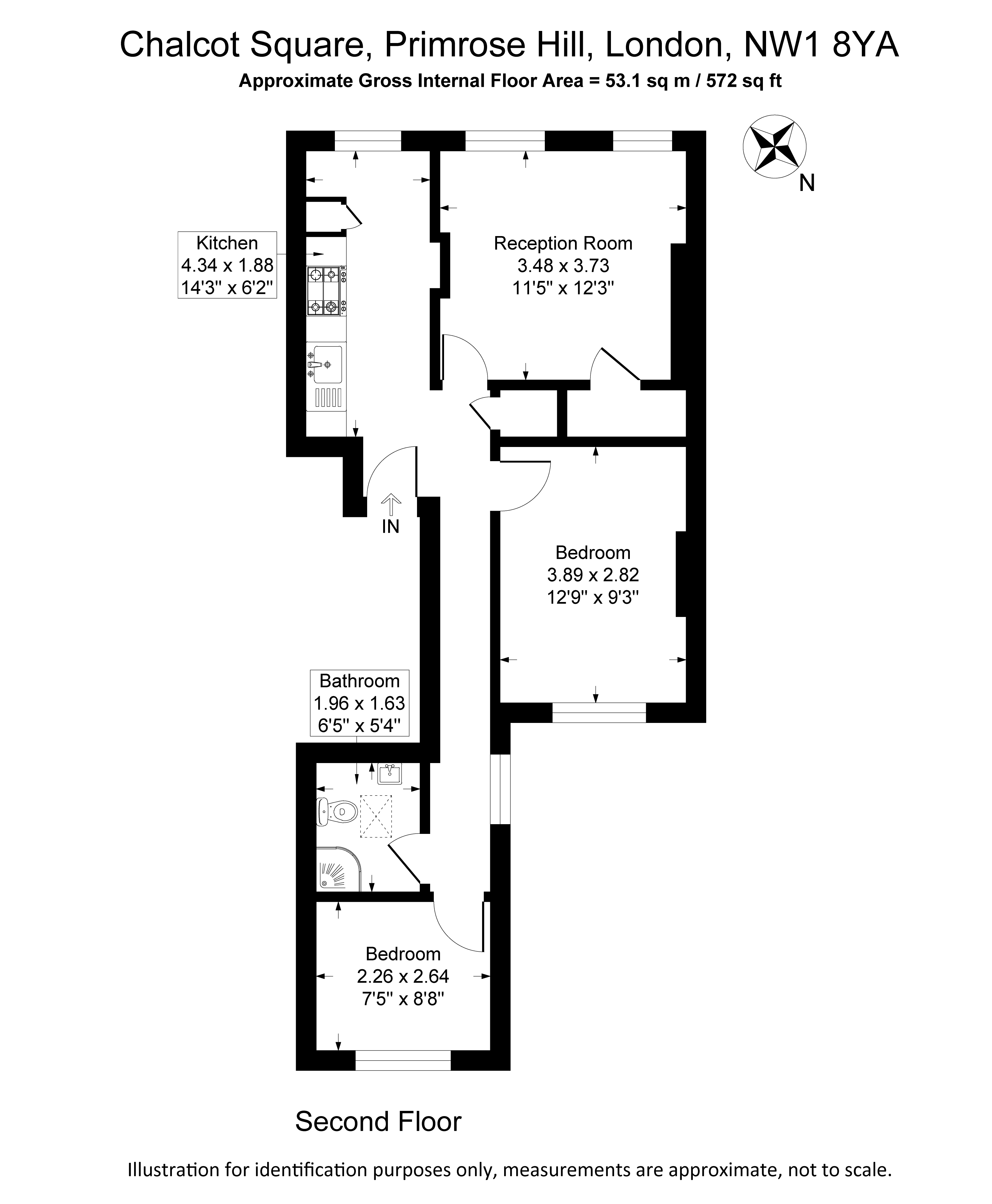 Chalcot Square, London floorplan