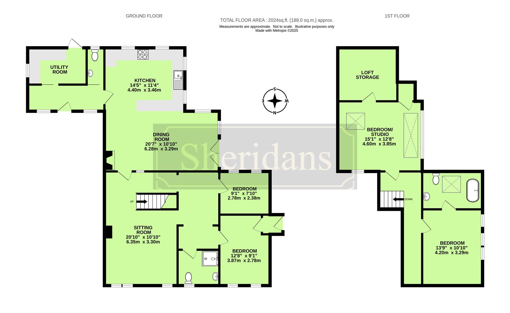 The Old Chapel, Churchway, Diss floorplan