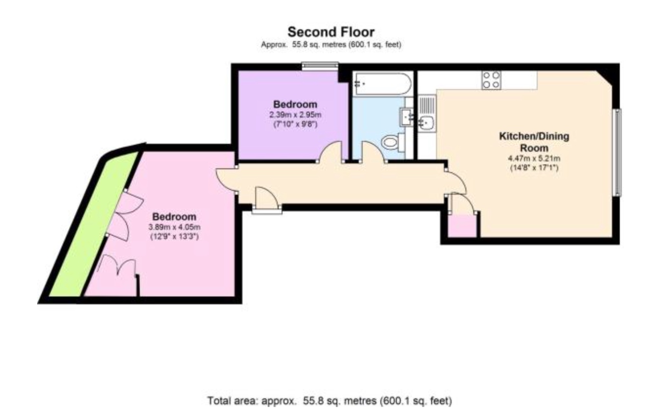 2 Bedrooms Flat to rent in Station Crescent, London SE3