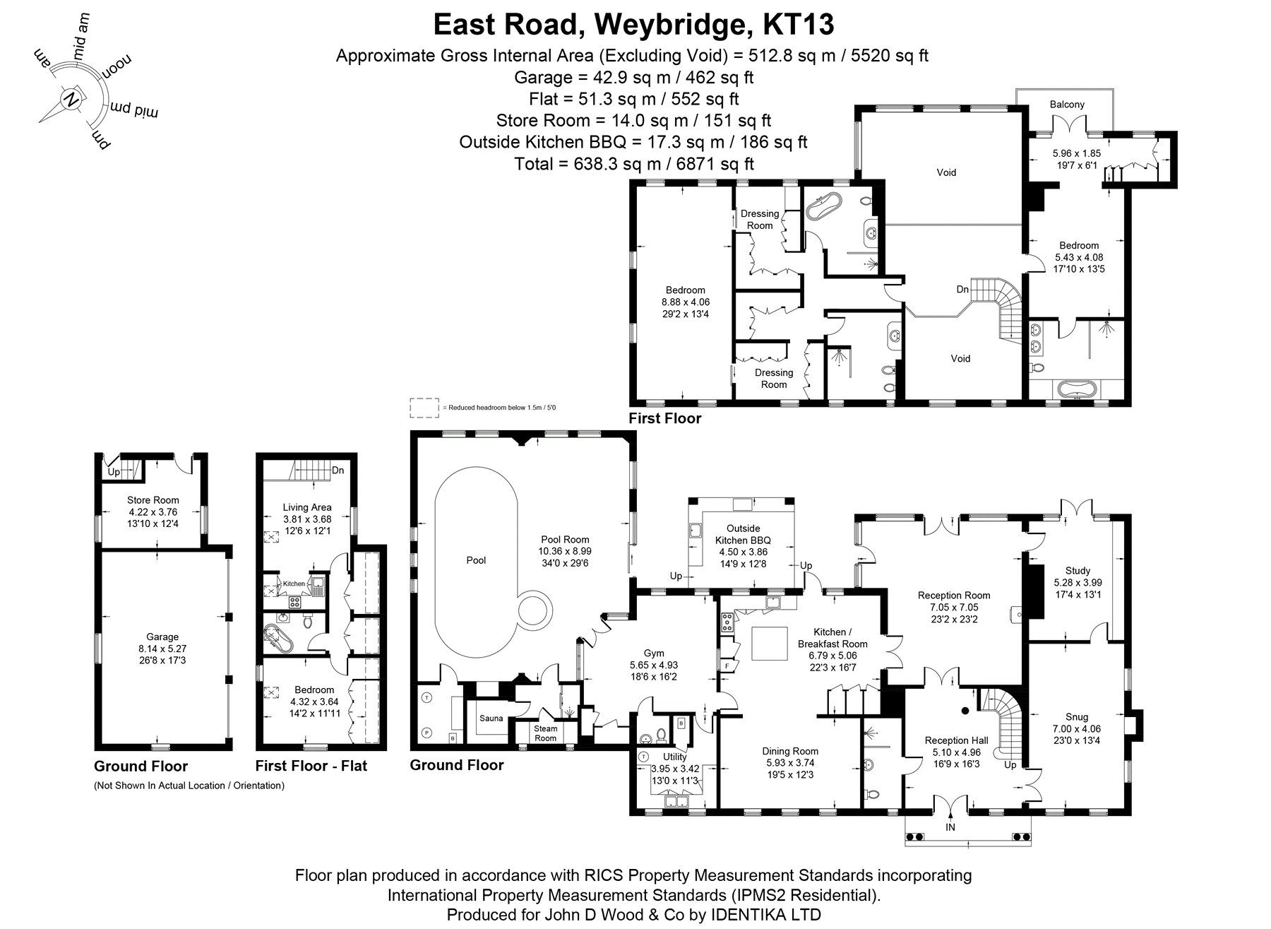 Keeston,, East Road, Surrey floorplan