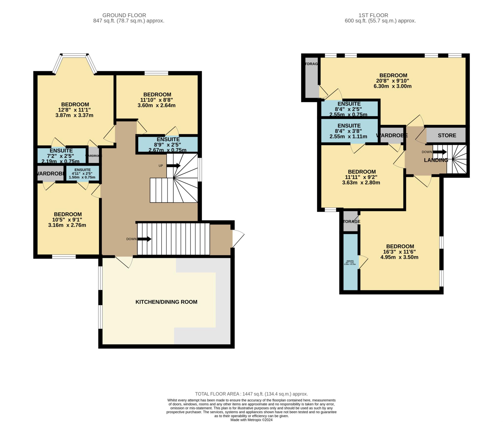 Northcourt Avenue, Reading floorplan