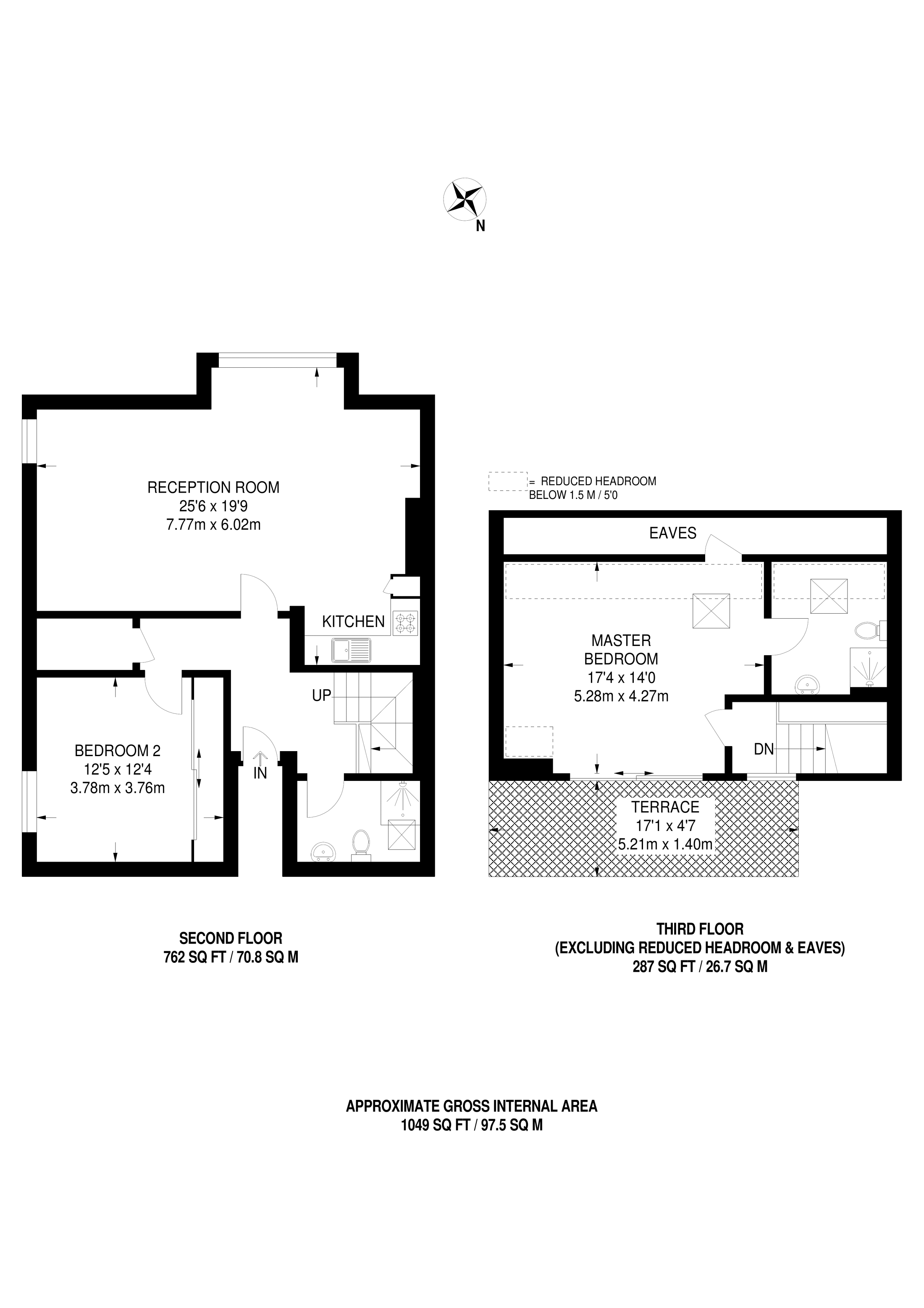 2 Bedrooms Flat to rent in King's Road, Wimbledon SW19