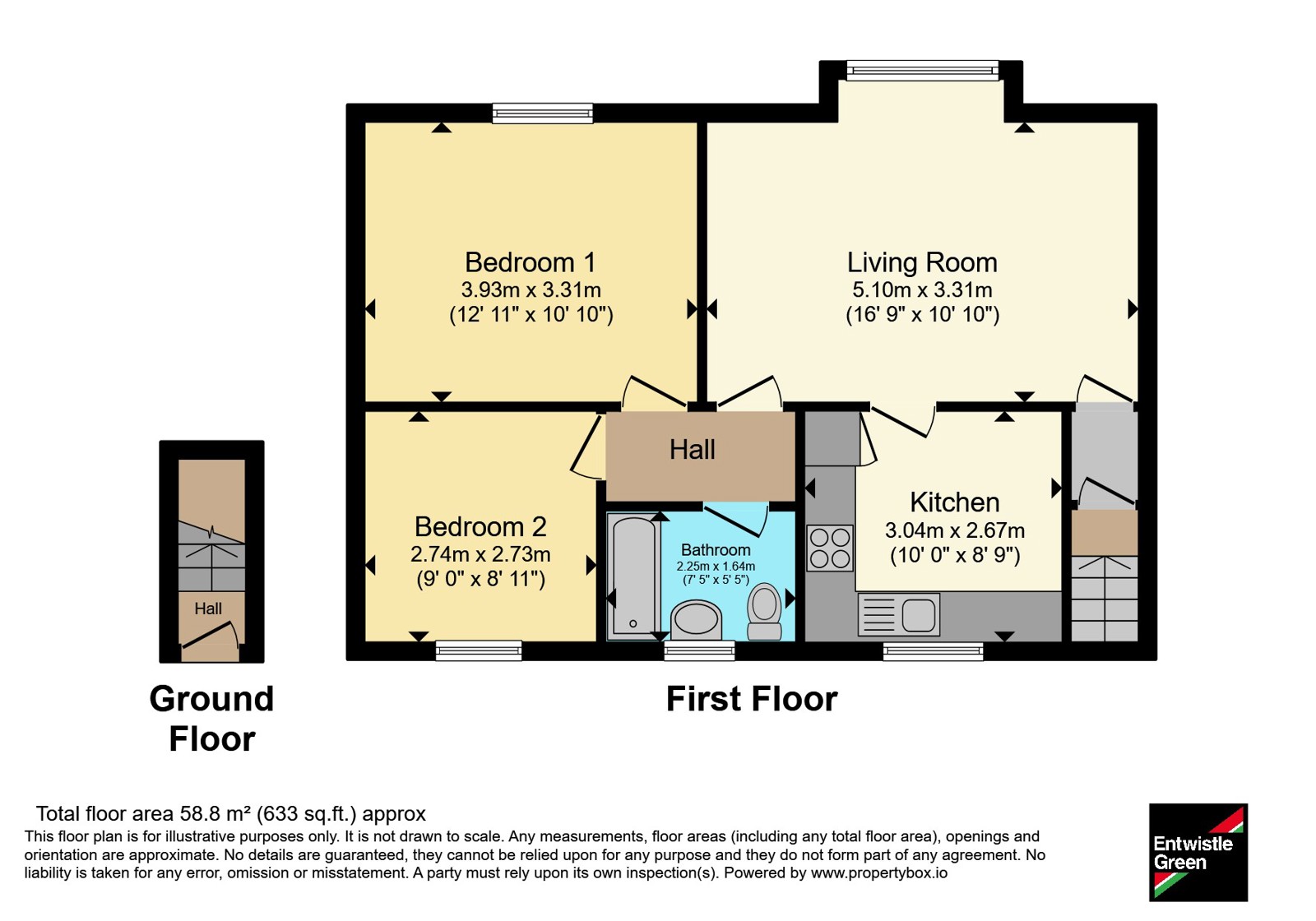 6 Clarence Court,, Rawcliffe Street, Lancashire floorplan