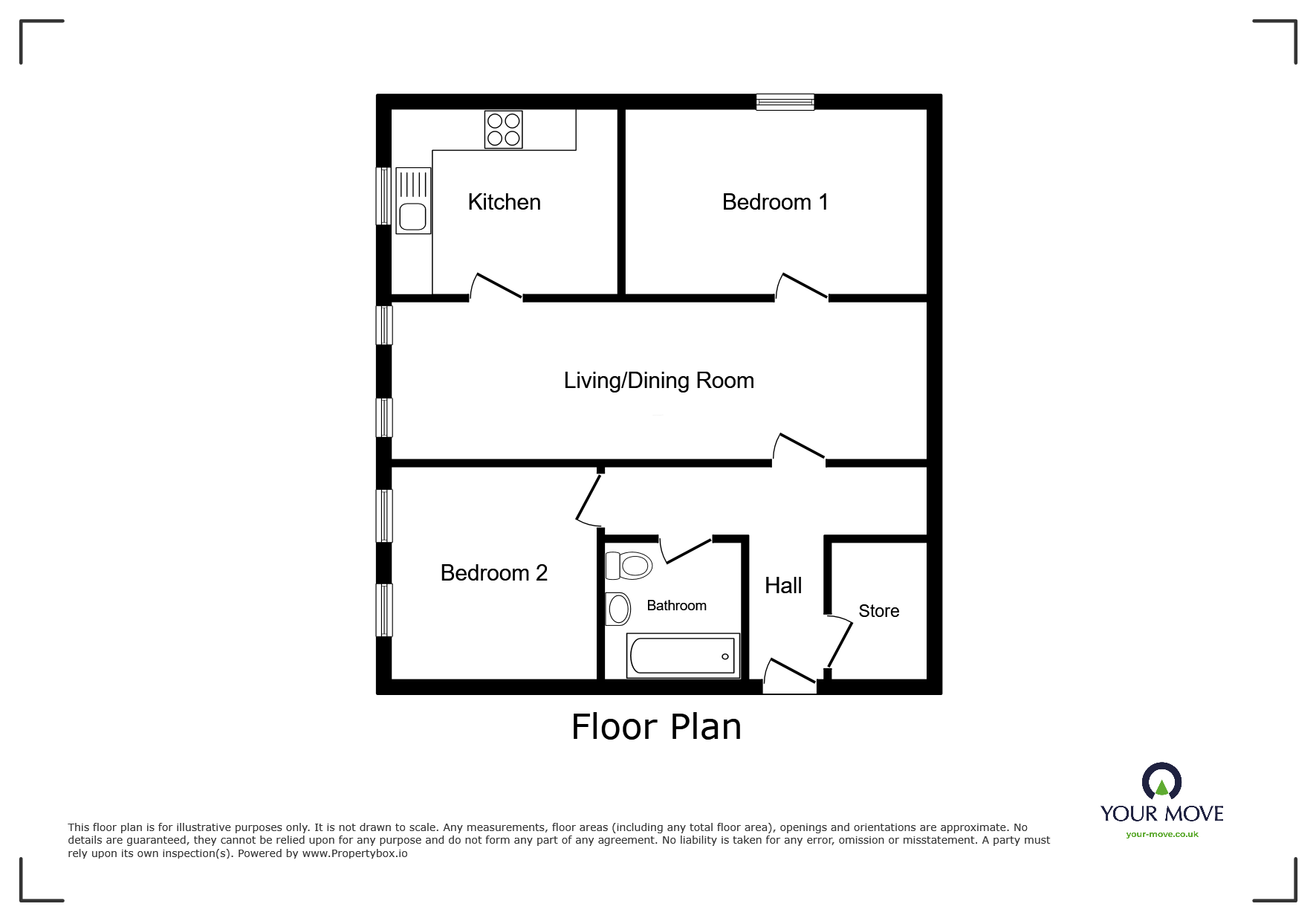 Flat 8, Highmoor Mansion,, Highmoor Park, Cumbria floorplan