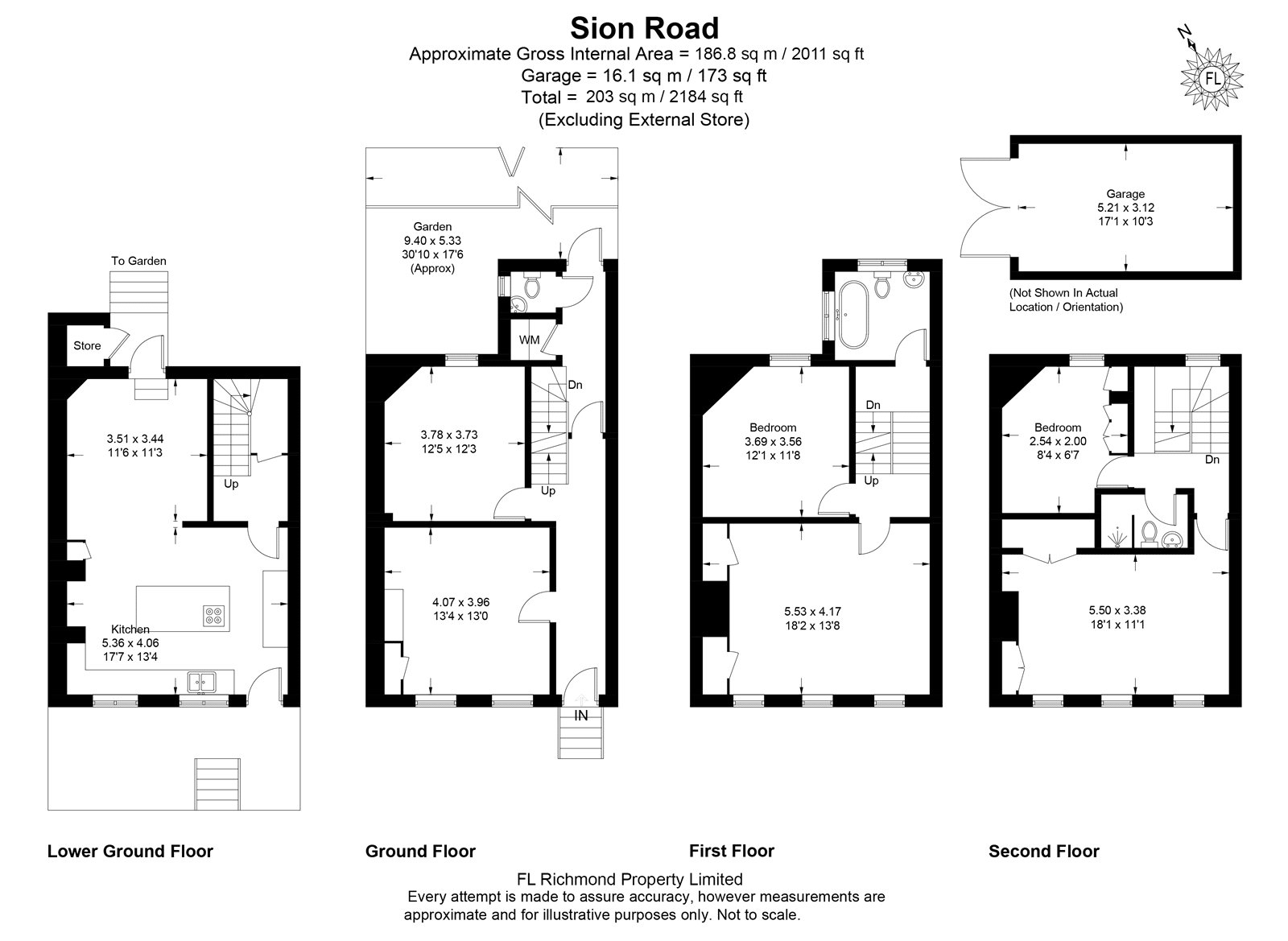 9, Sion Road, Middlesex floorplan