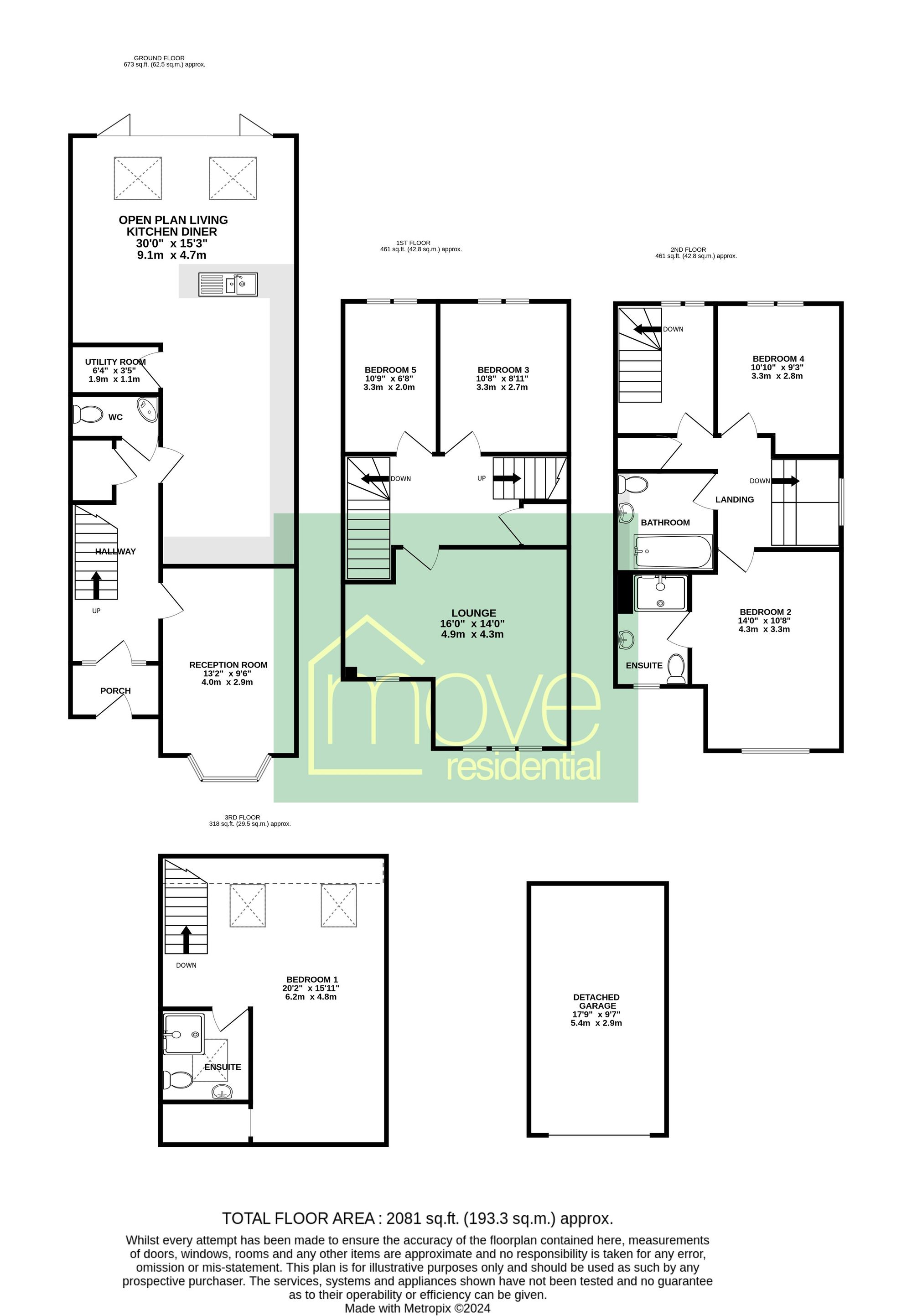 10 Charnley Drive, Liverpool floorplan
