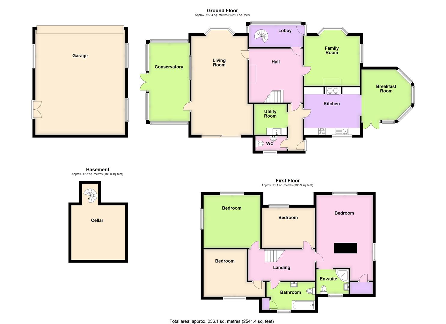 4 Bedrooms Detached house for sale in Levens Green, Old Hall Green, Ware SG11