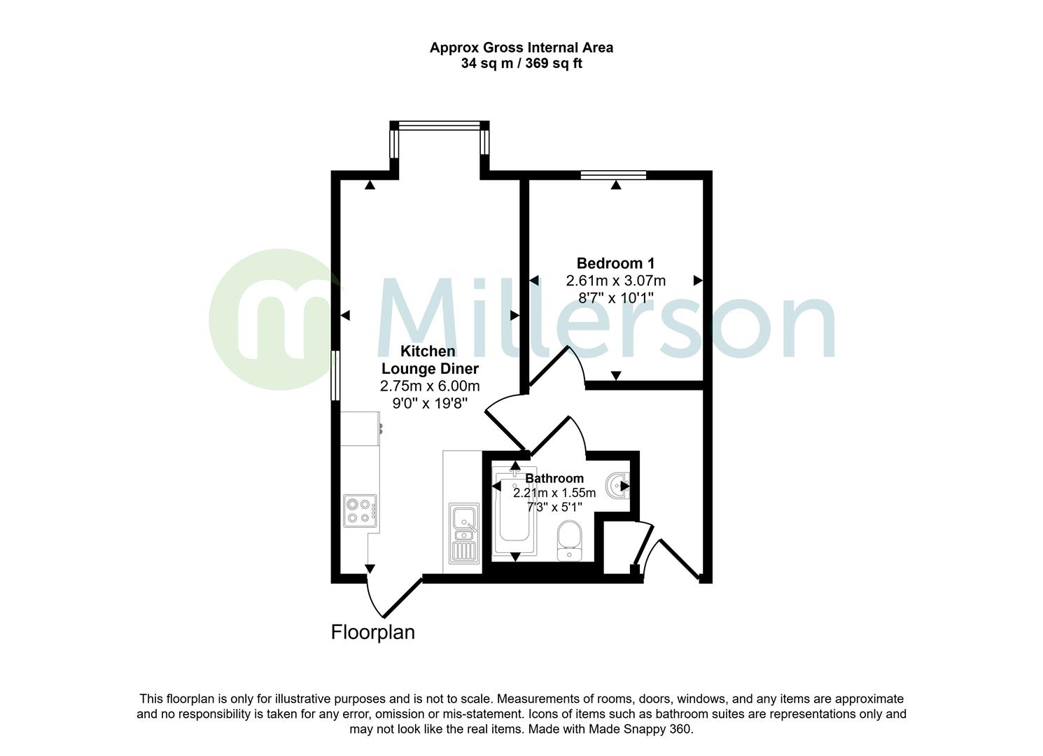 7 Flints Court, Berkeley Hill, Falmouth floorplan