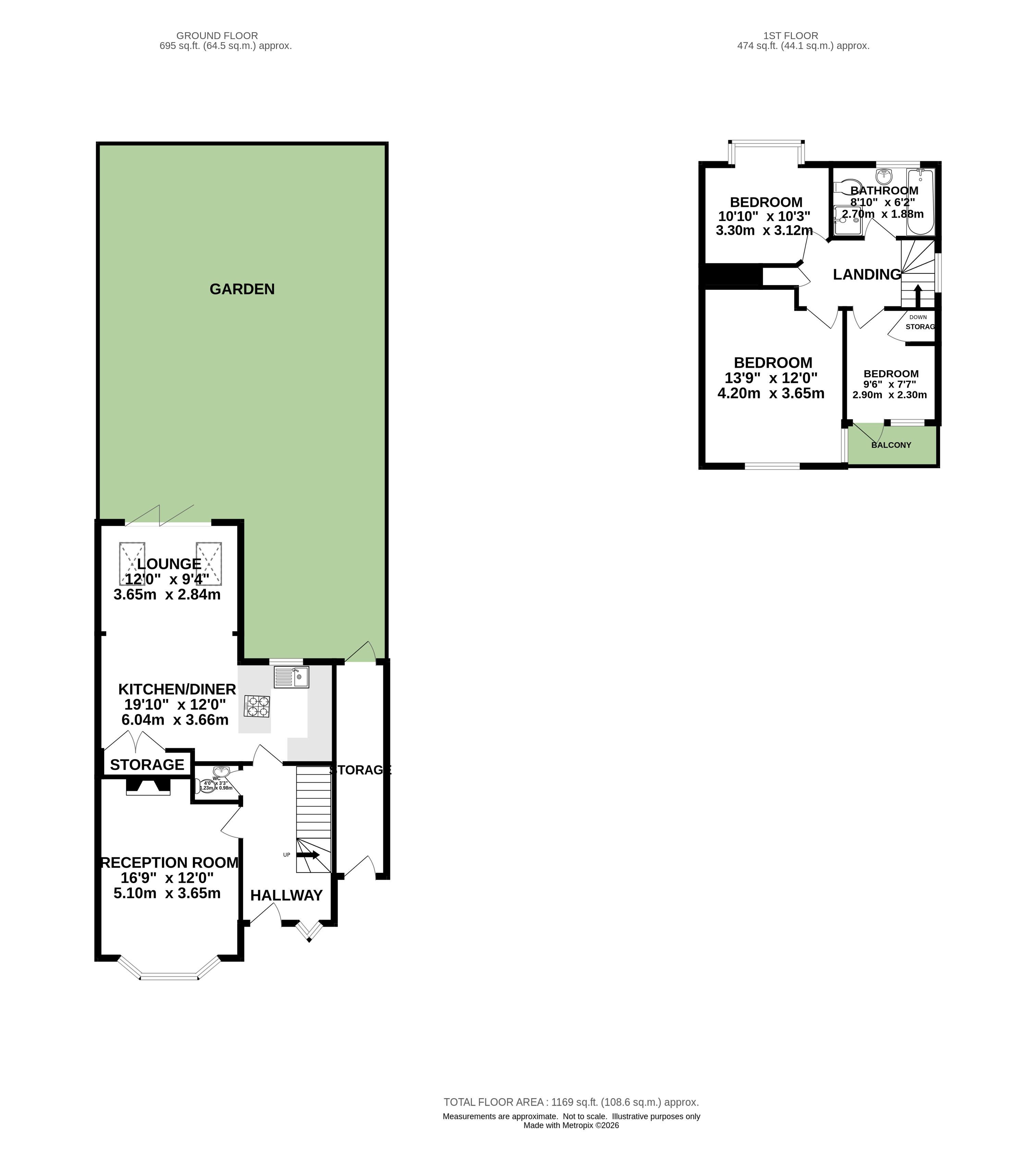 17, Cecil Road, Enfield floorplan