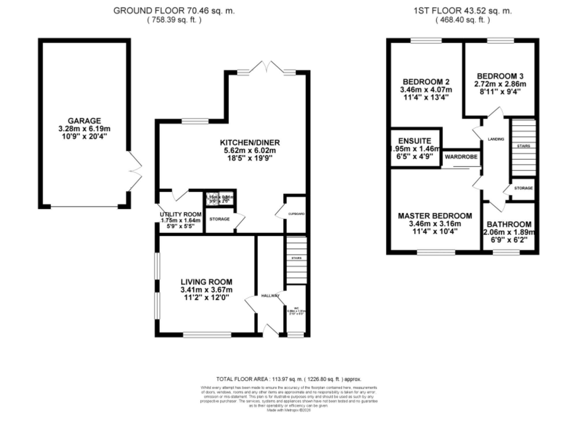 86 Hawarden Way, Stoke-On-Trent floorplan