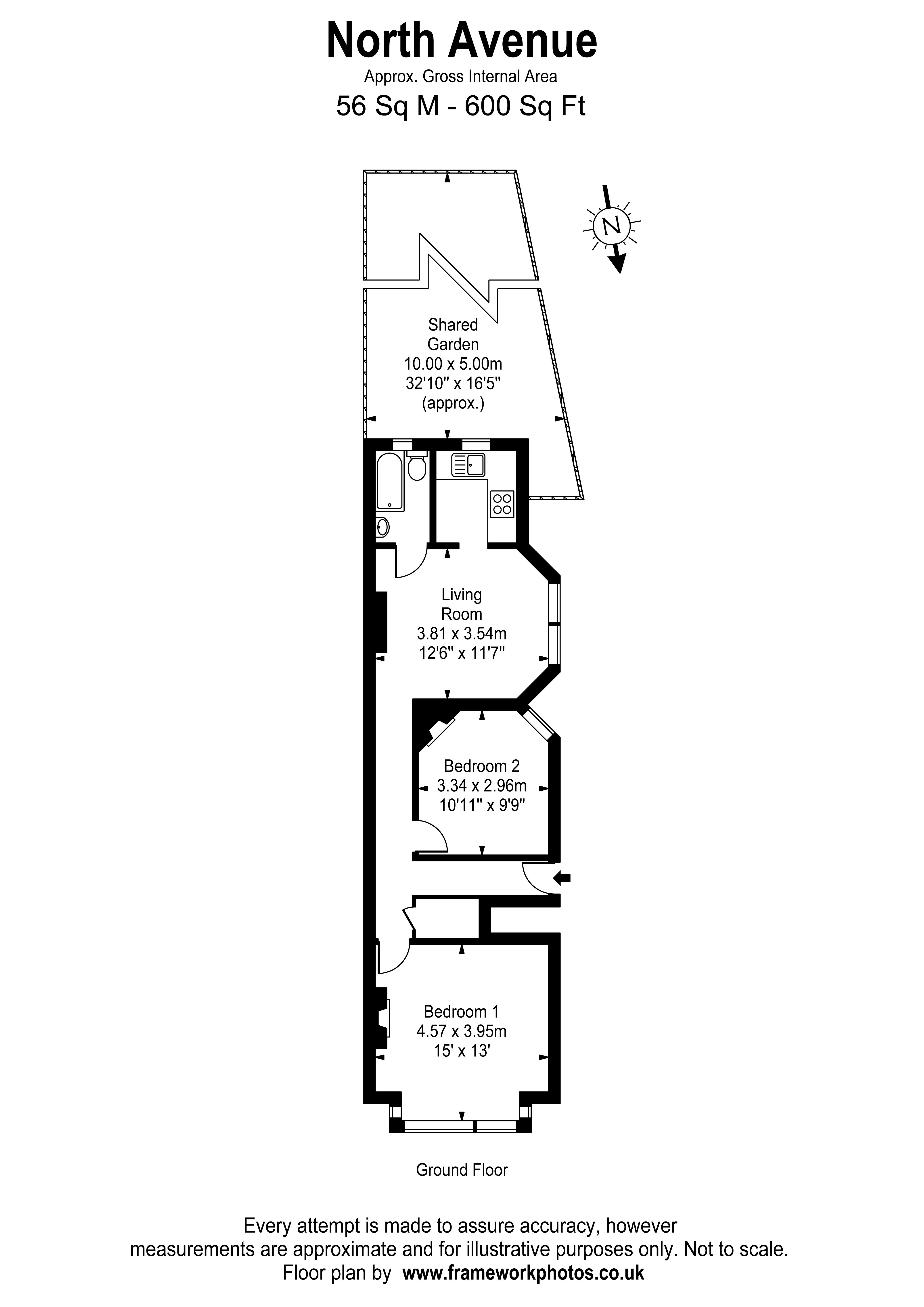 2, North Avenue, Kew floorplan