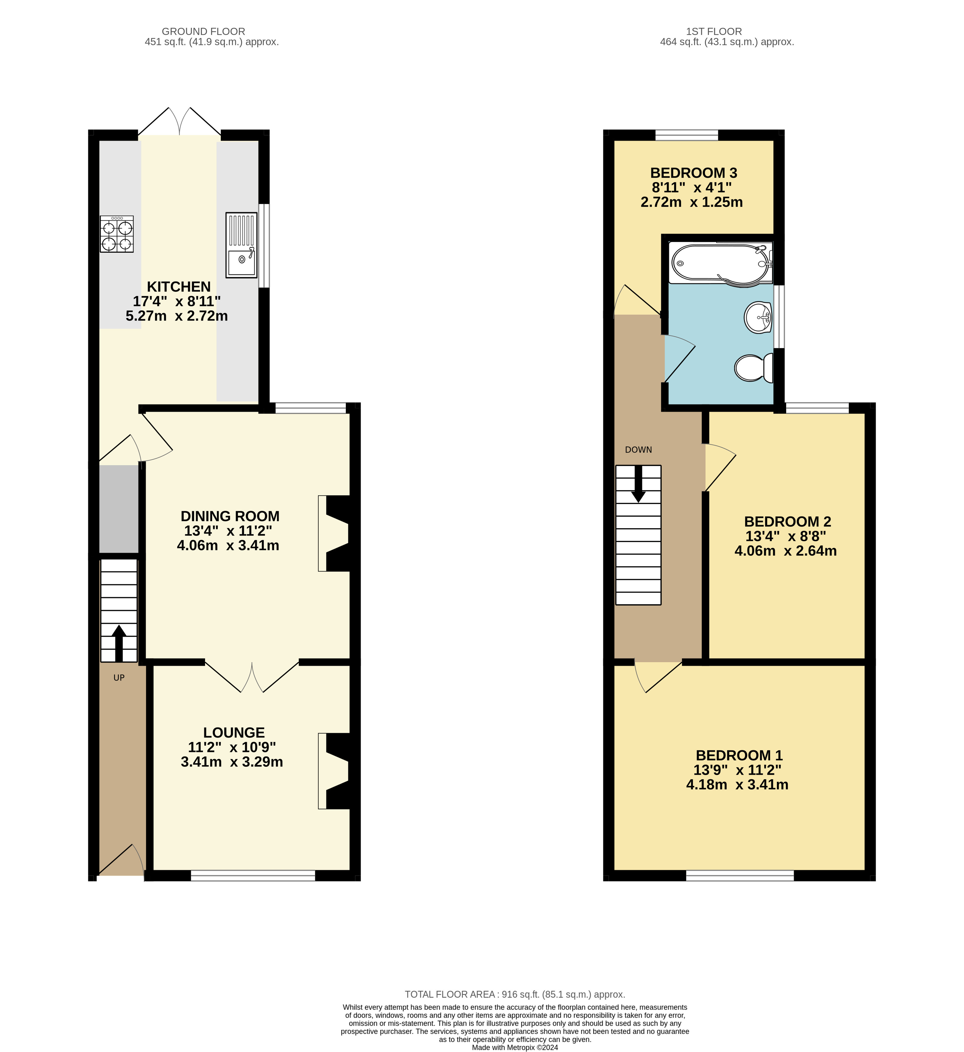 8, Wells Street, North East Lincs floorplan