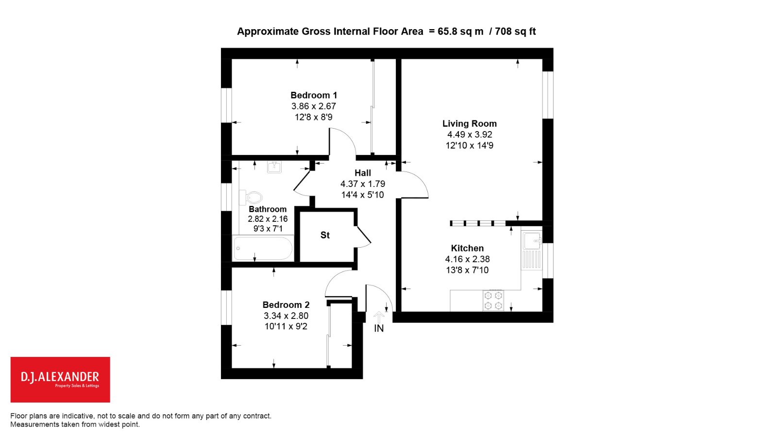 Flat 29 Greyfriars Court, 88, Albion Street, Glasgow floorplan