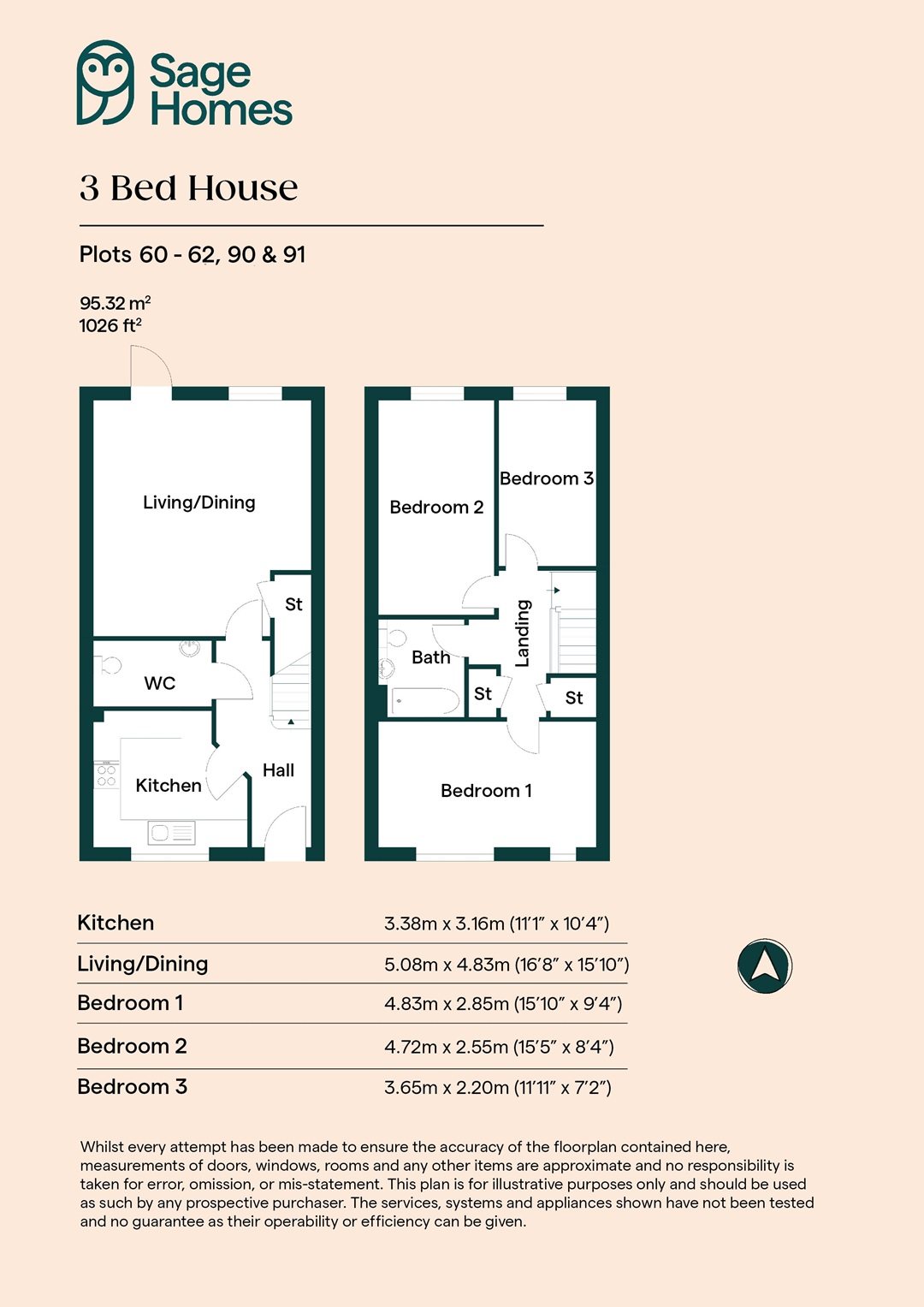 Sunflower Avenue, Spalding Lincolnshire floorplan