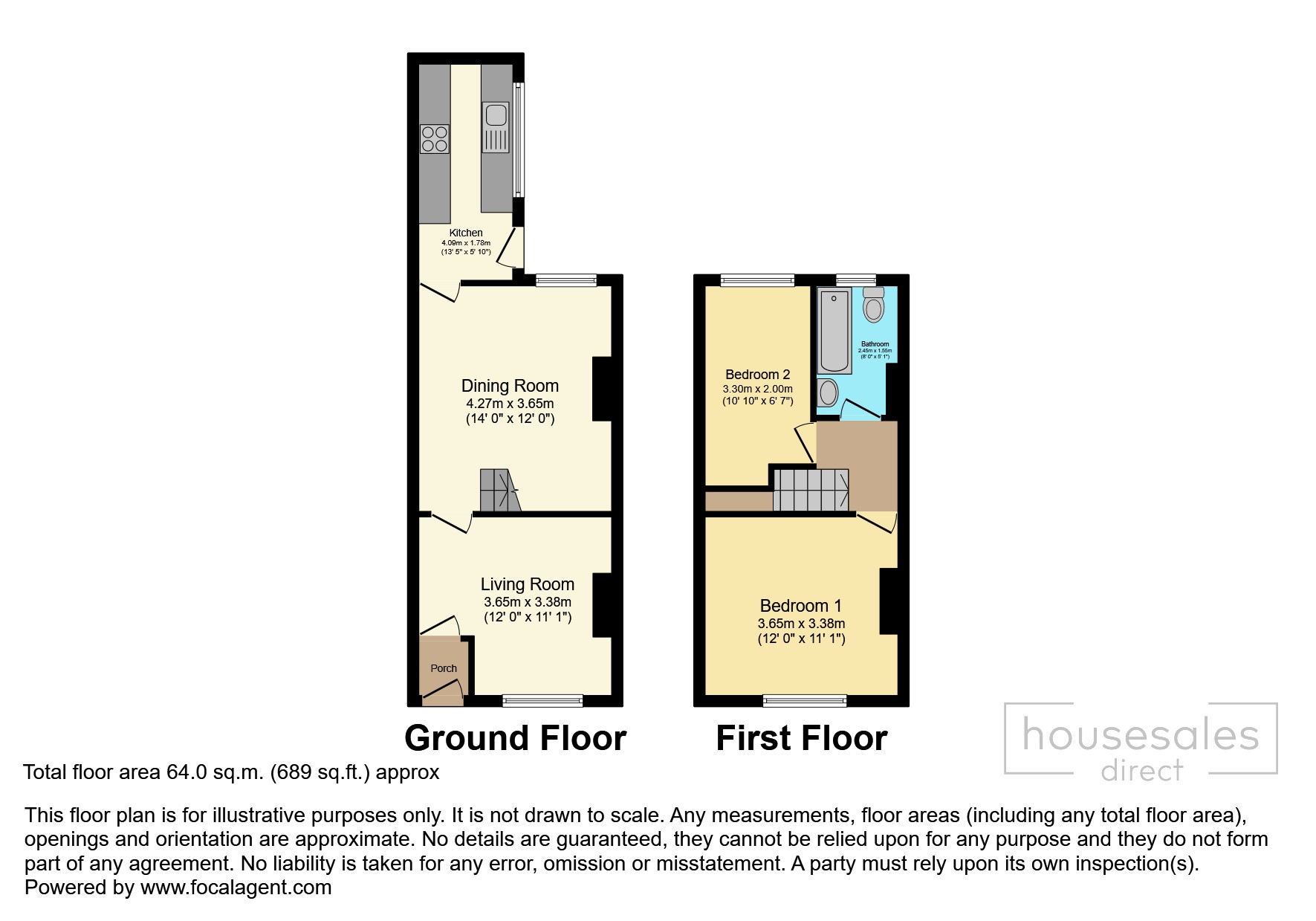 7, Iron Street, Bolton floorplan