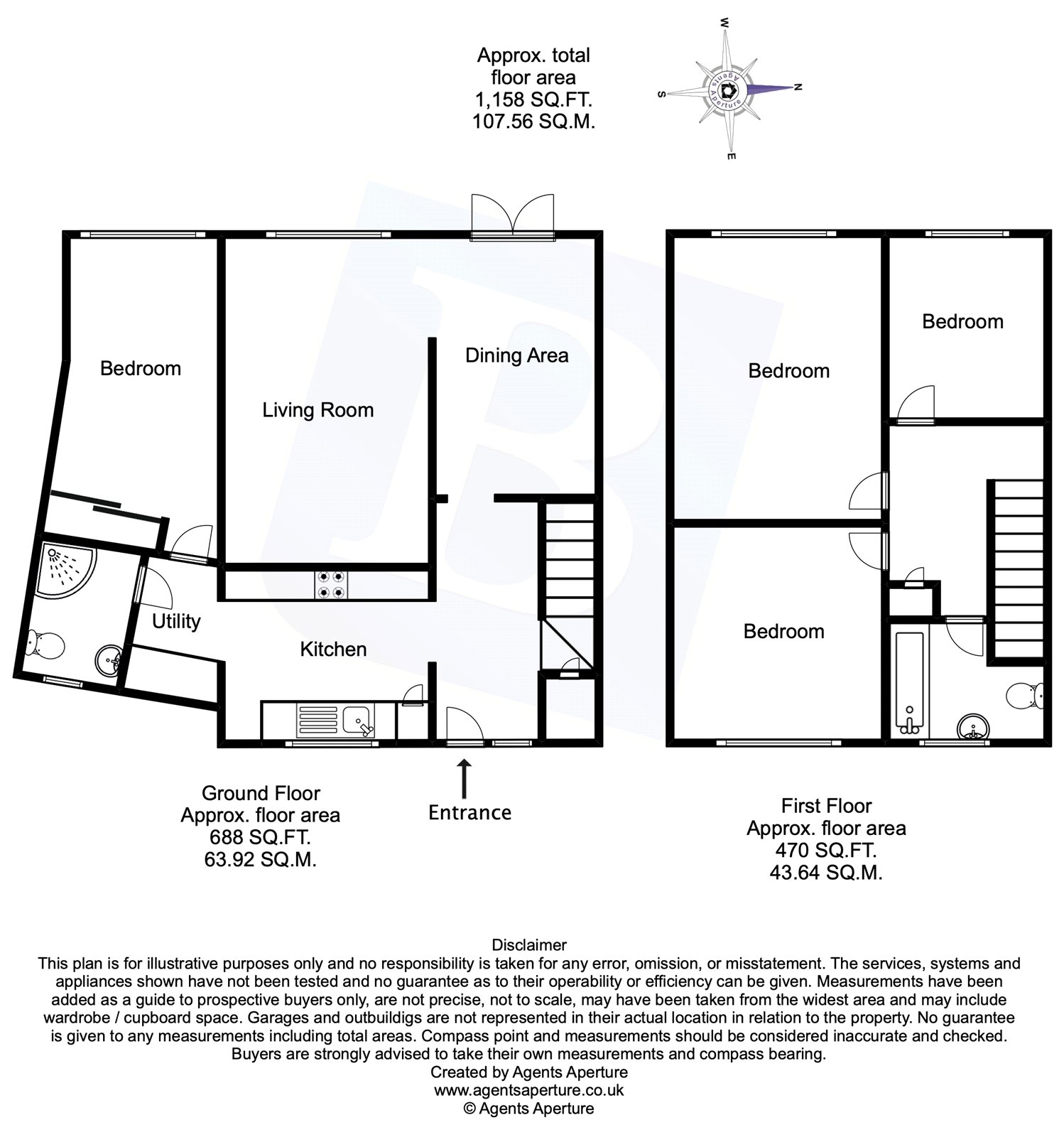 37, Bosworth Road, Dagenham floorplan