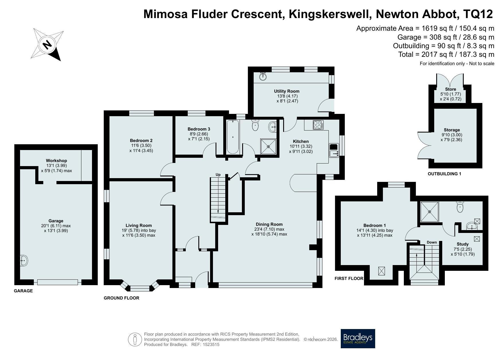 Mimosa,, Fluder Crescent, Newton Abbot floorplan