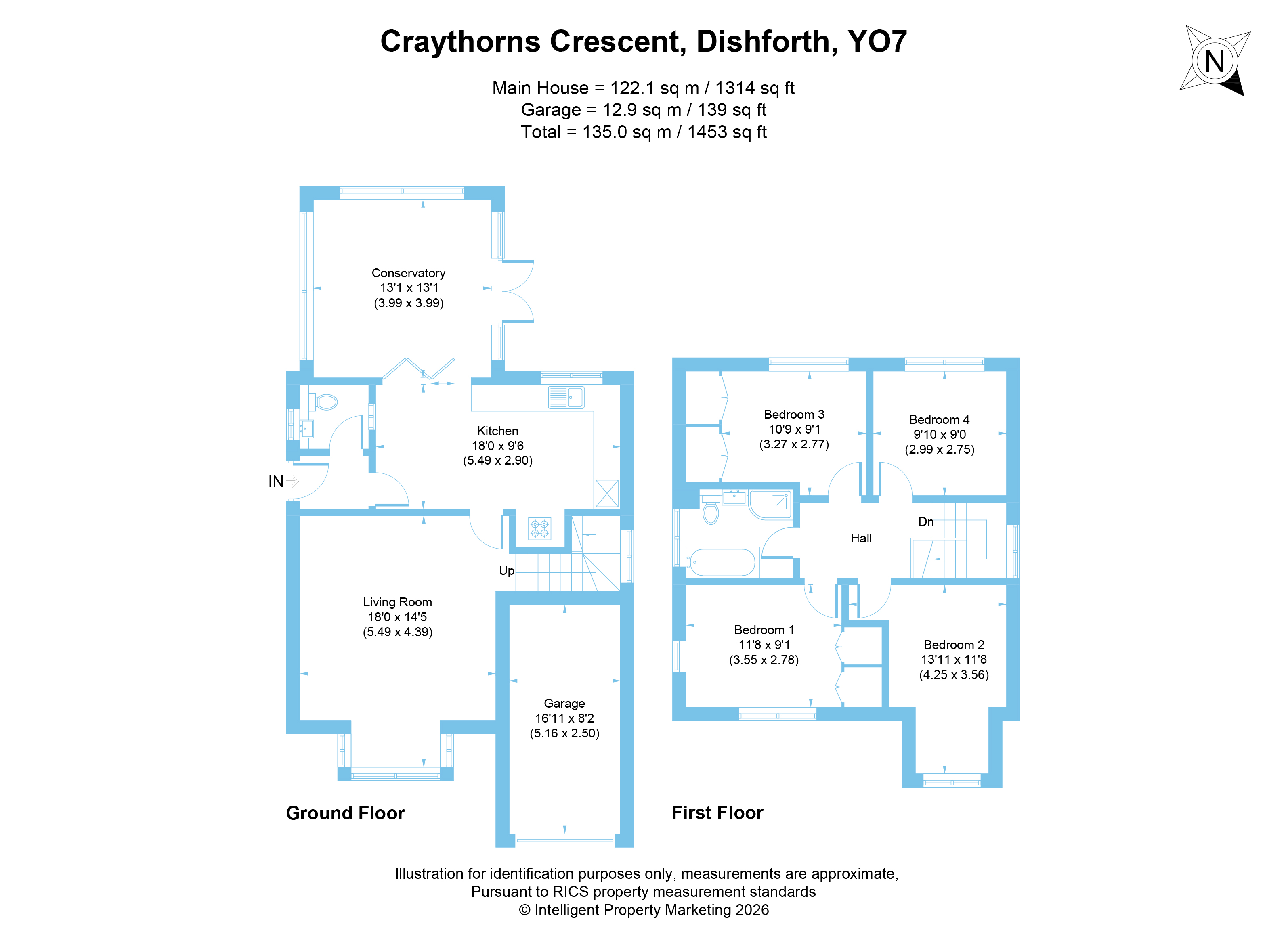 9, Craythorns Crescent, Thirsk floorplan
