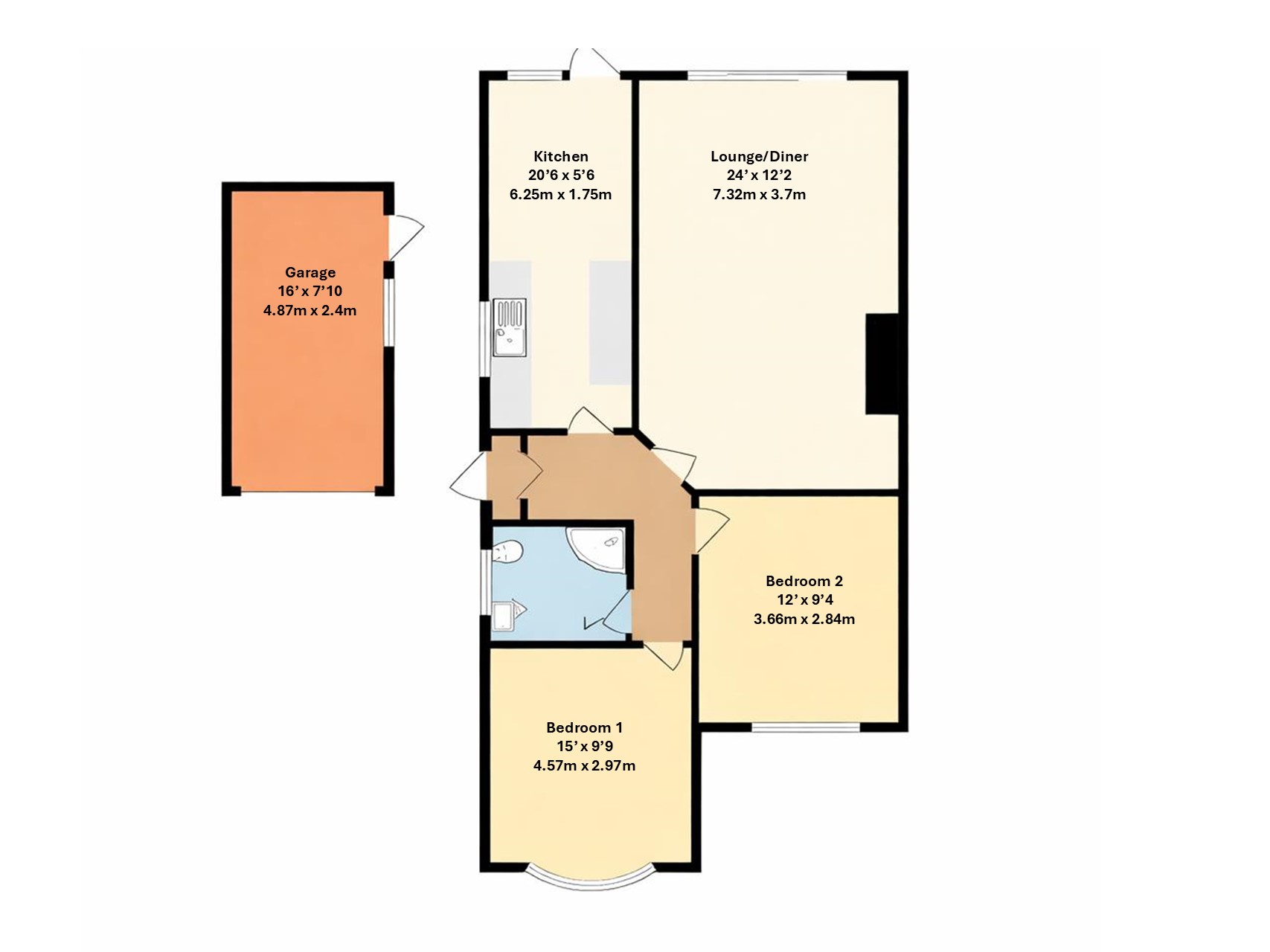 147, Felstead Road, Kent floorplan
