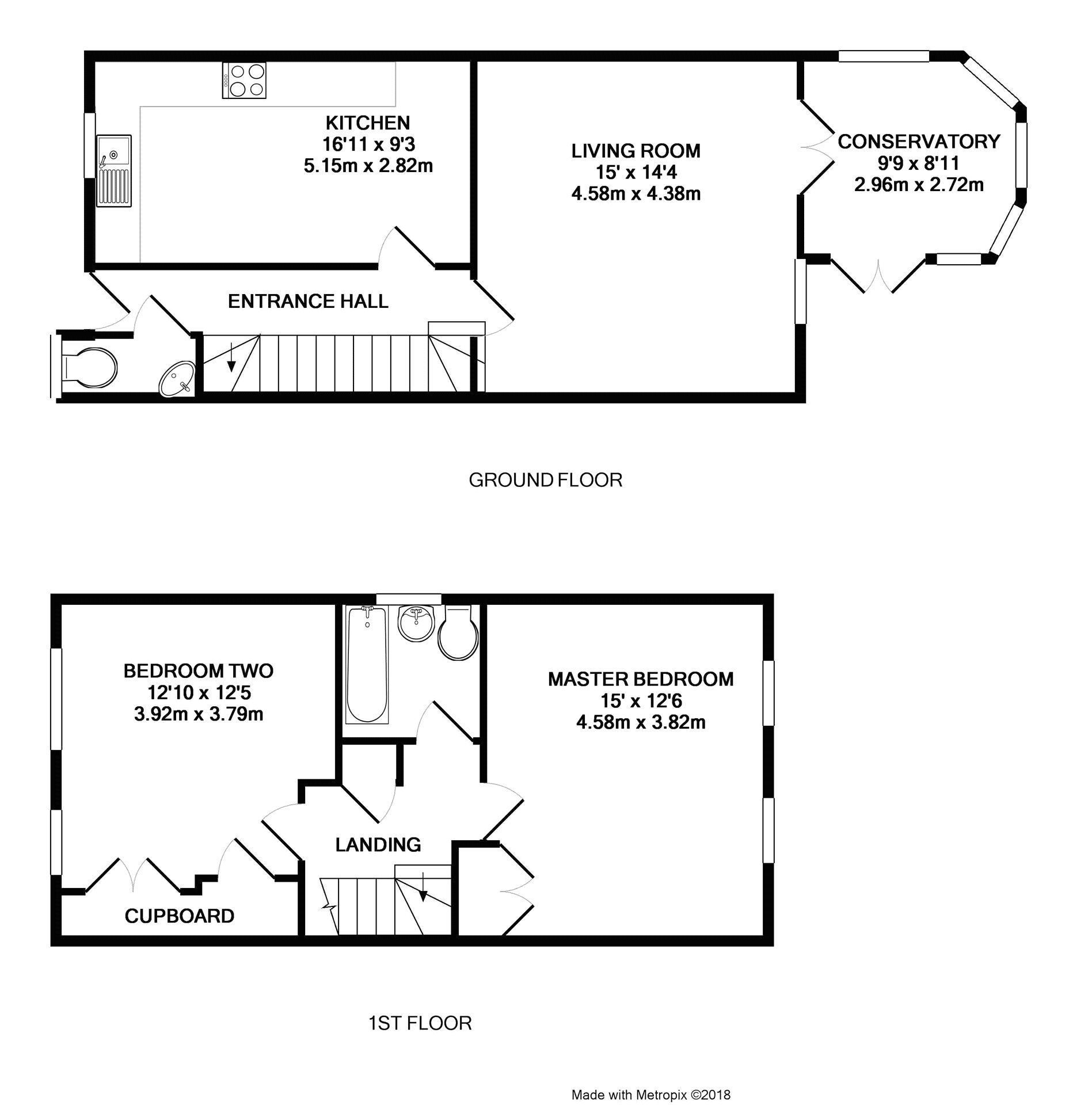 2 Bedrooms Link-detached house to rent in Lyon Oaks, Quelm Park, Warfield, Berkshire RG42