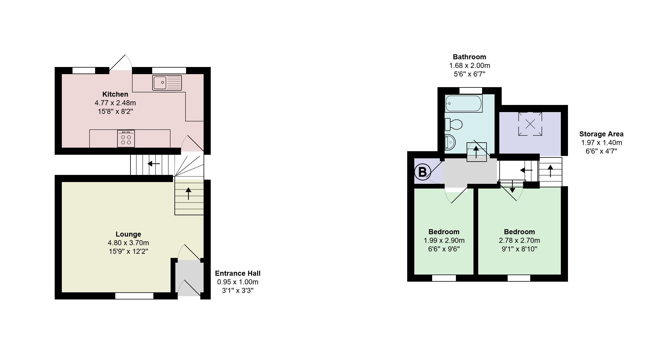 6 Nant-yr-Ychain Terrace, Bridgend floorplan