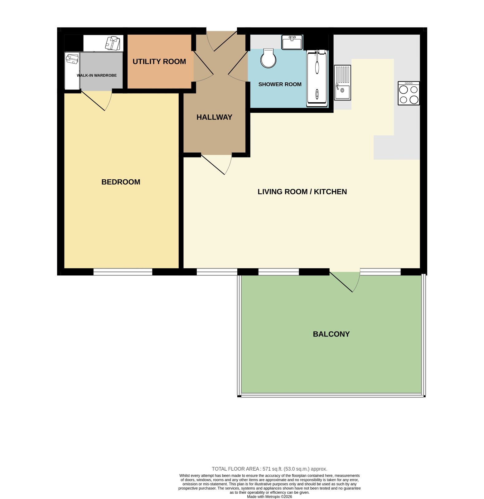 Apartment 48, Haydn Place, Southend-On-Sea floorplan