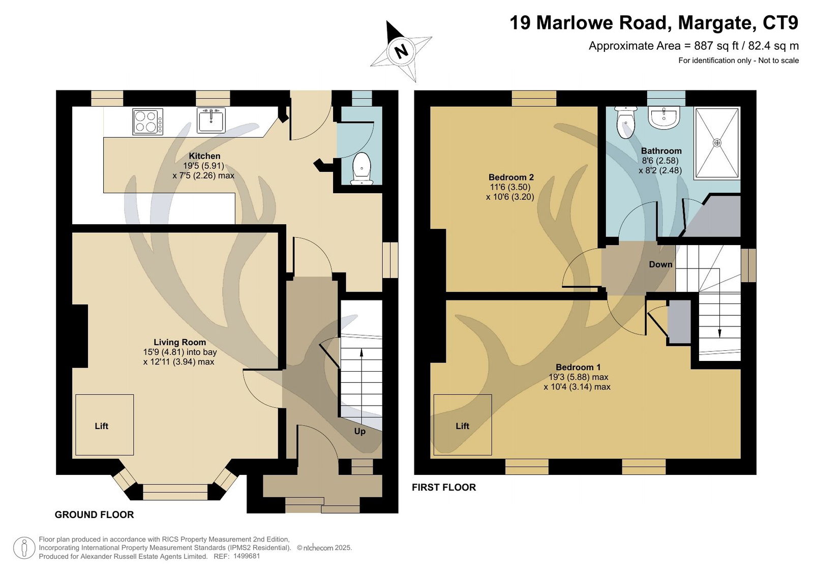 19, Marlowe Road, Margate floorplan