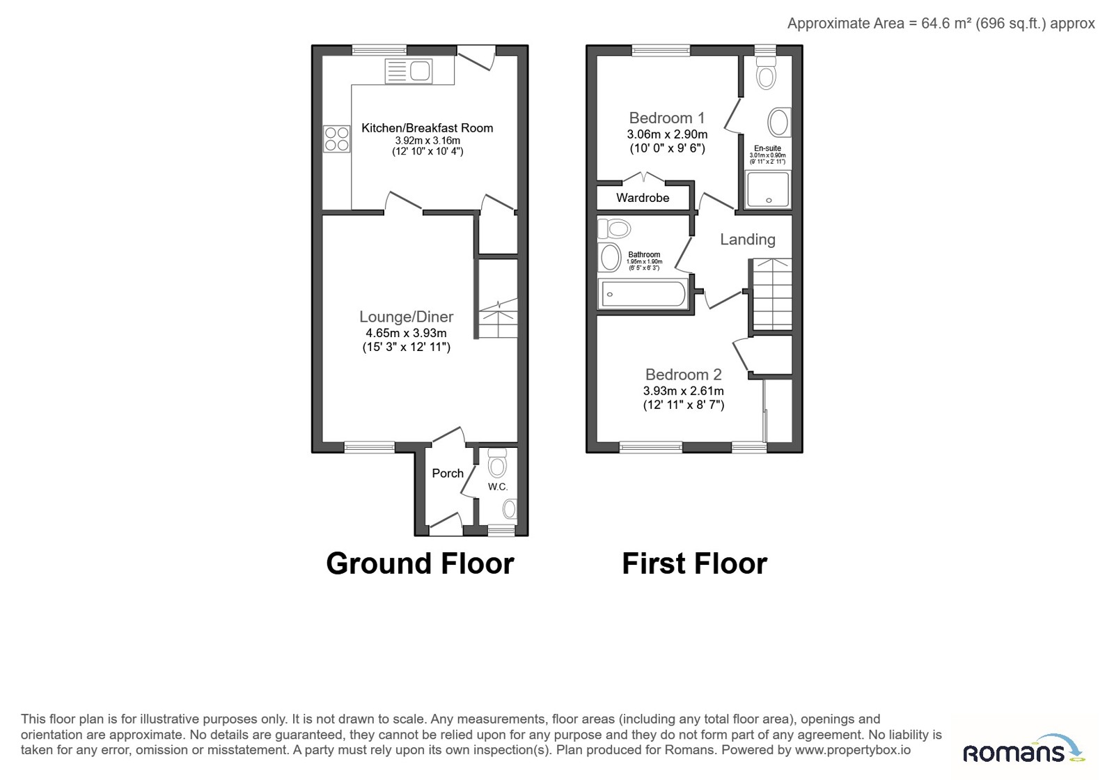 10, Burgate Crescent, Hook floorplan