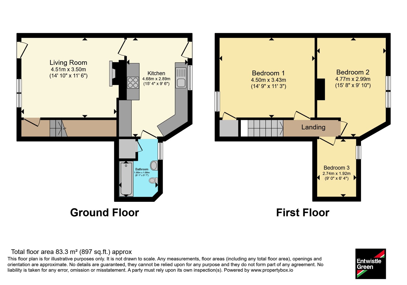 Hill Street, Brierfield floorplan