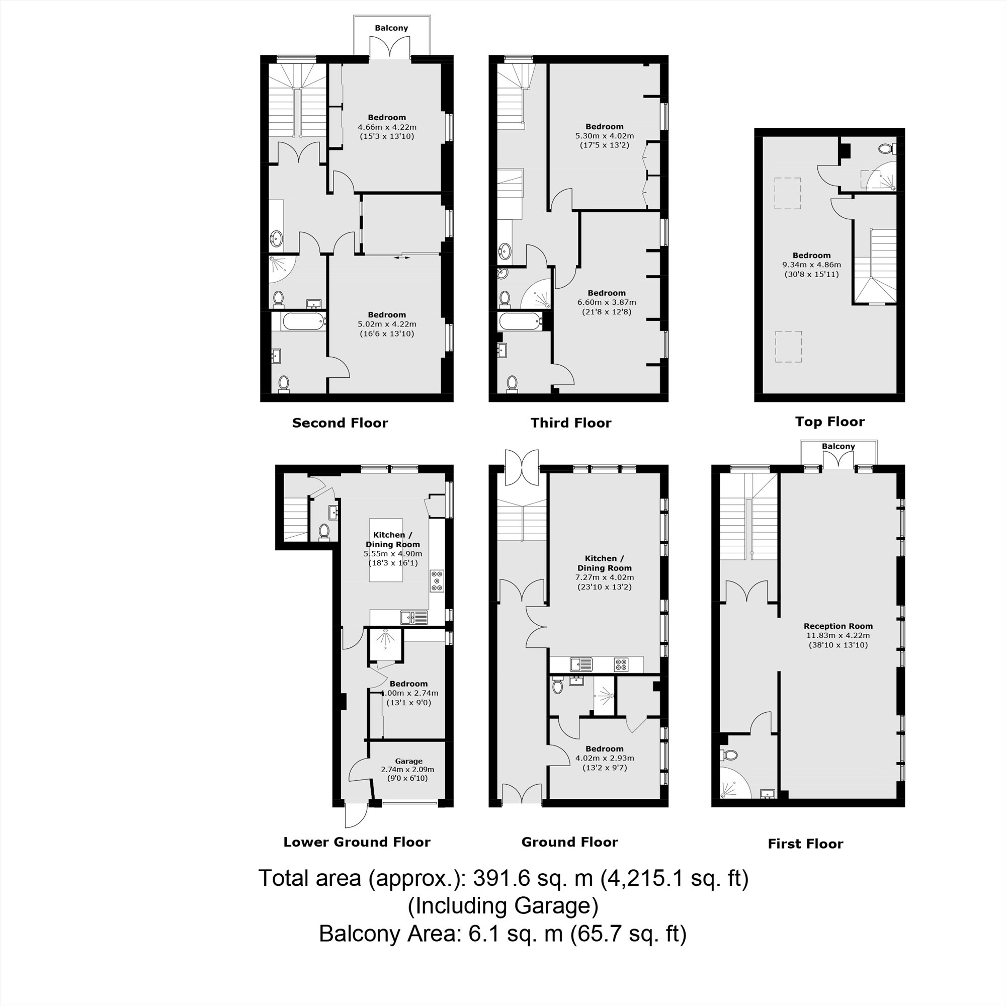 42, Gloucester Square, London floorplan