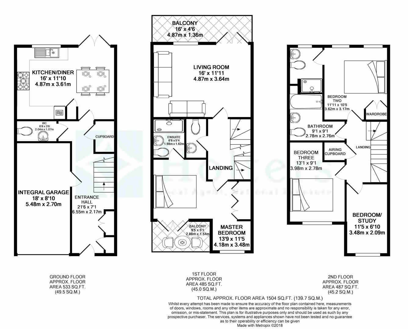 4 Bedrooms  for sale in Cadman Place, The Old Meadow, Shrewsbury SY2
