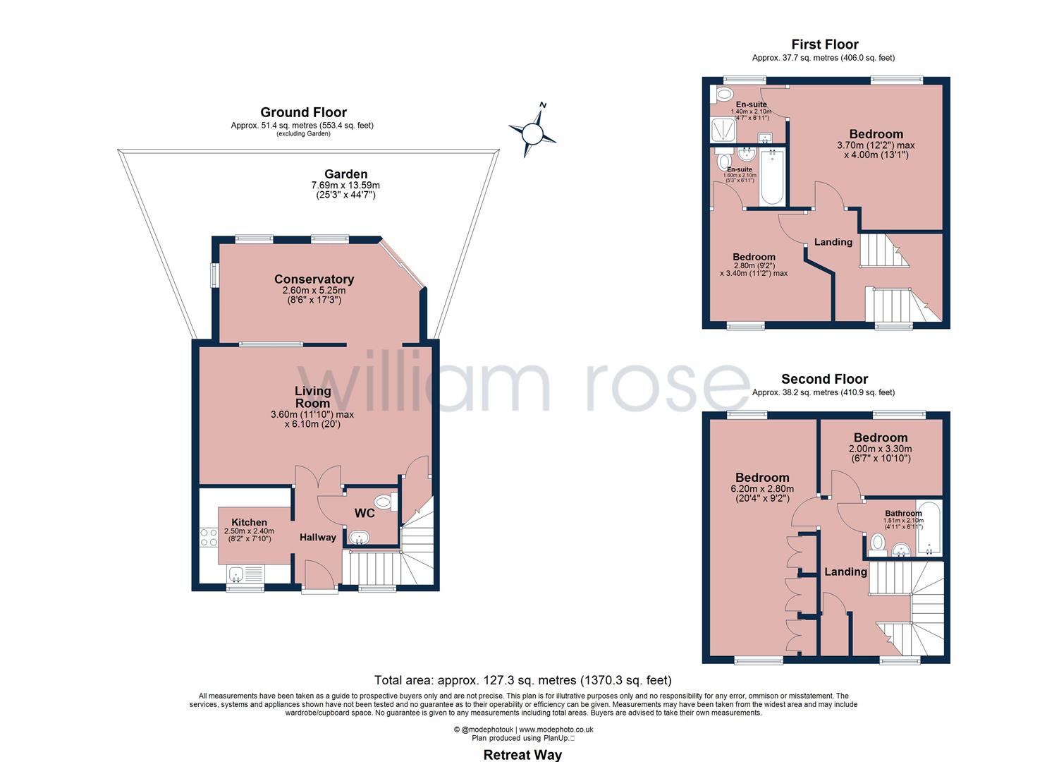 13, Retreat Way, Chigwell floorplan