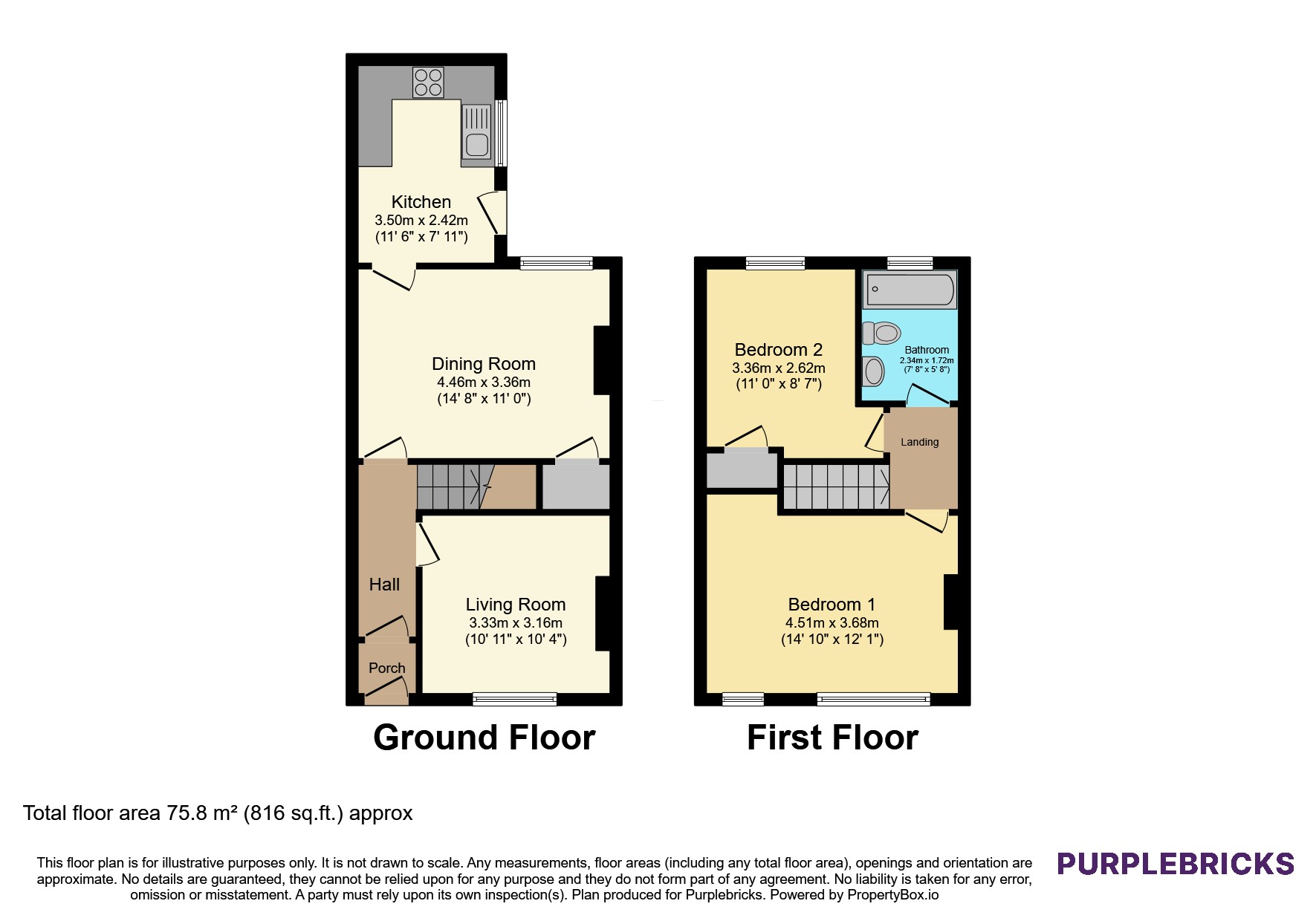 Valentia Road, Manchester floorplan