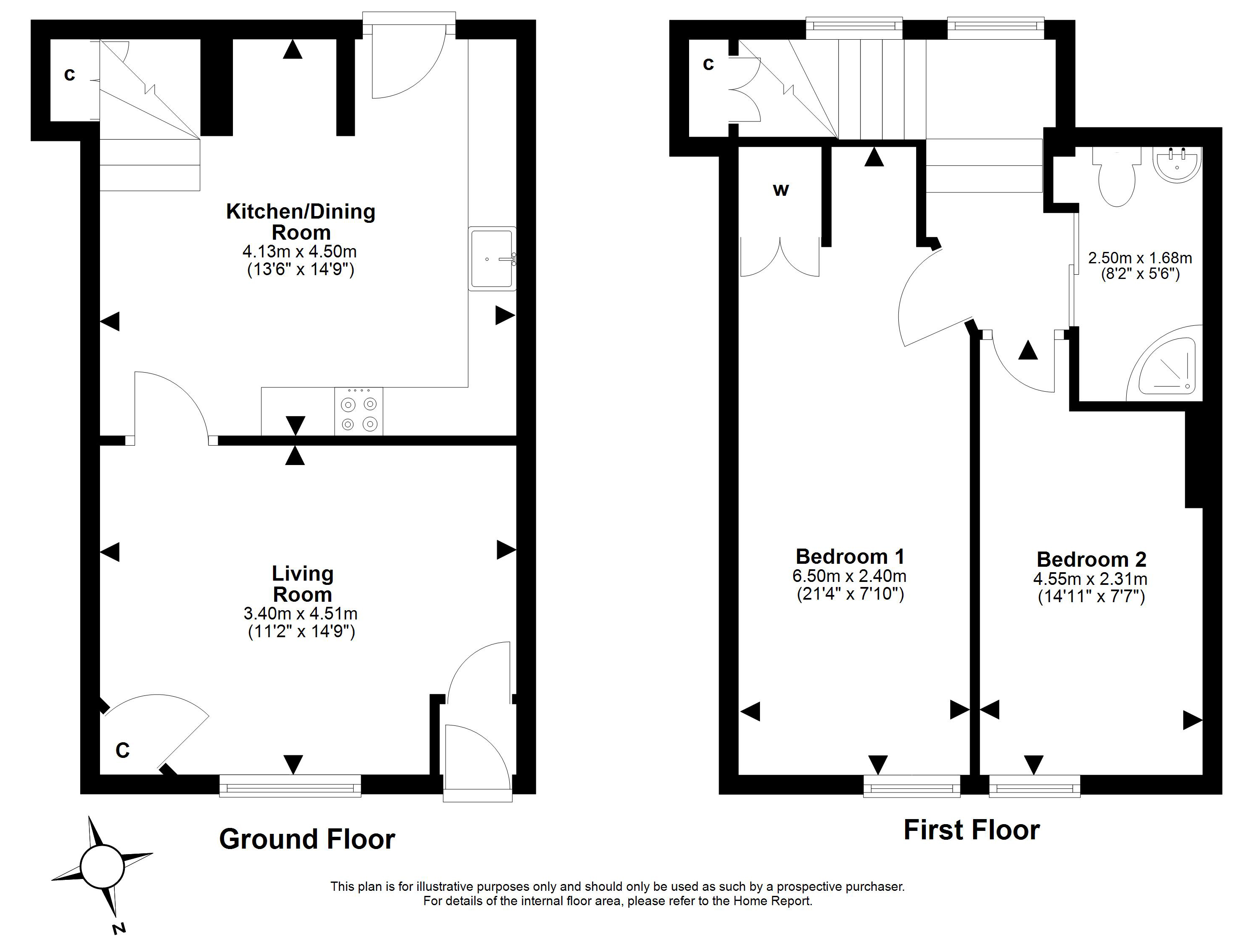 119, Edmonstone Road, Danderhall floorplan