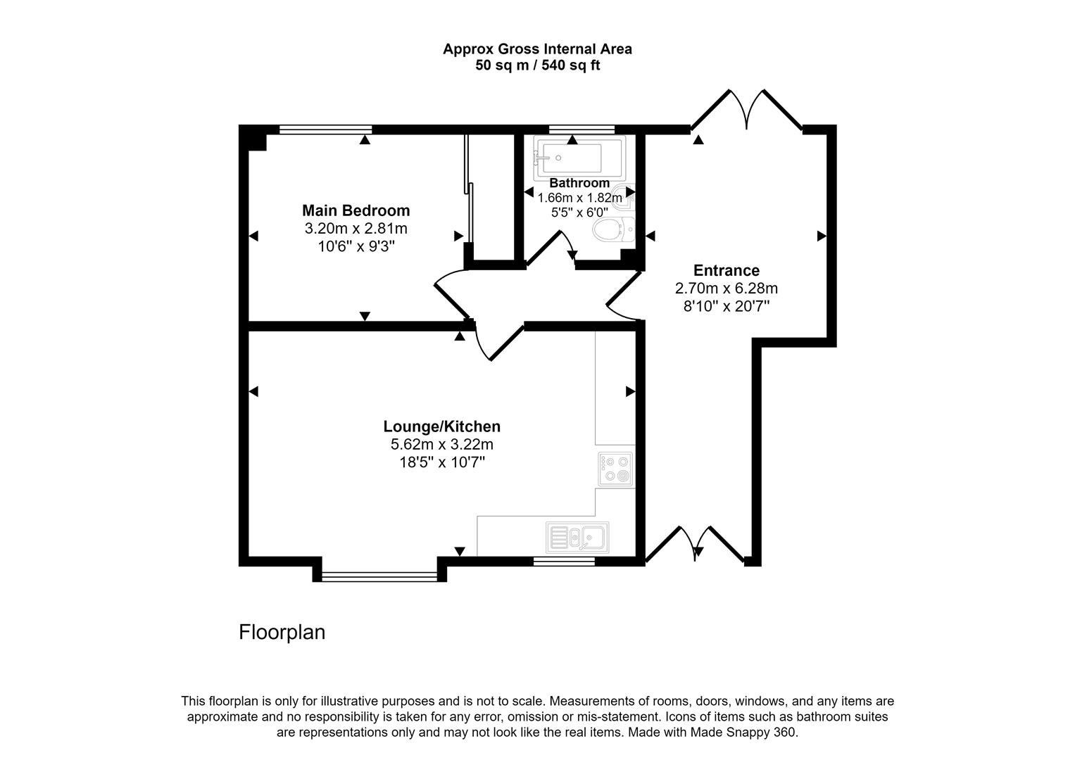Letheron Drive, Wishaw ML2, 1 bedroom flat for sale 64395548