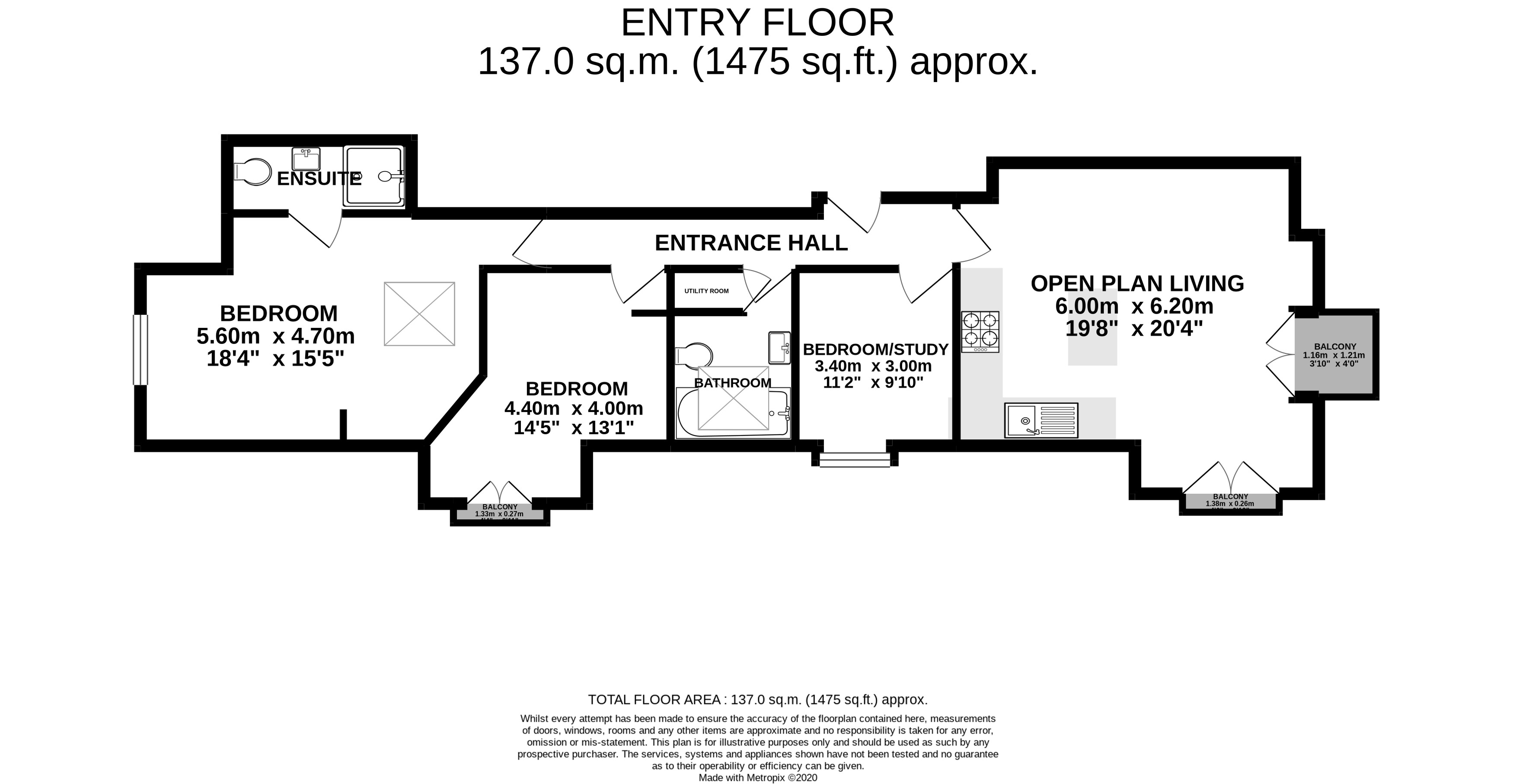 Longfleet Road, Poole BH15, 3 bedroom flat for sale 57911272