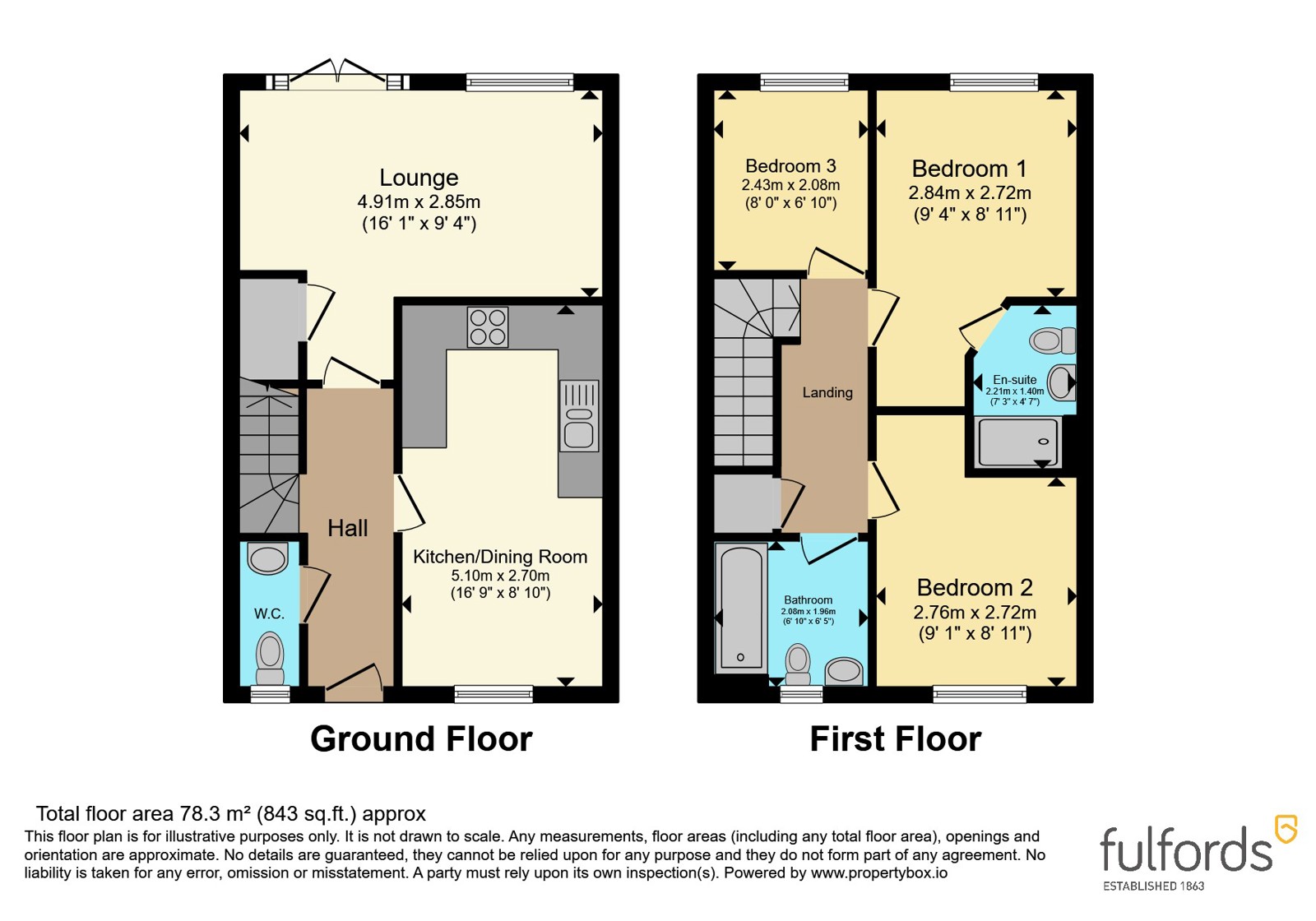 25, Fair Field, Devon floorplan