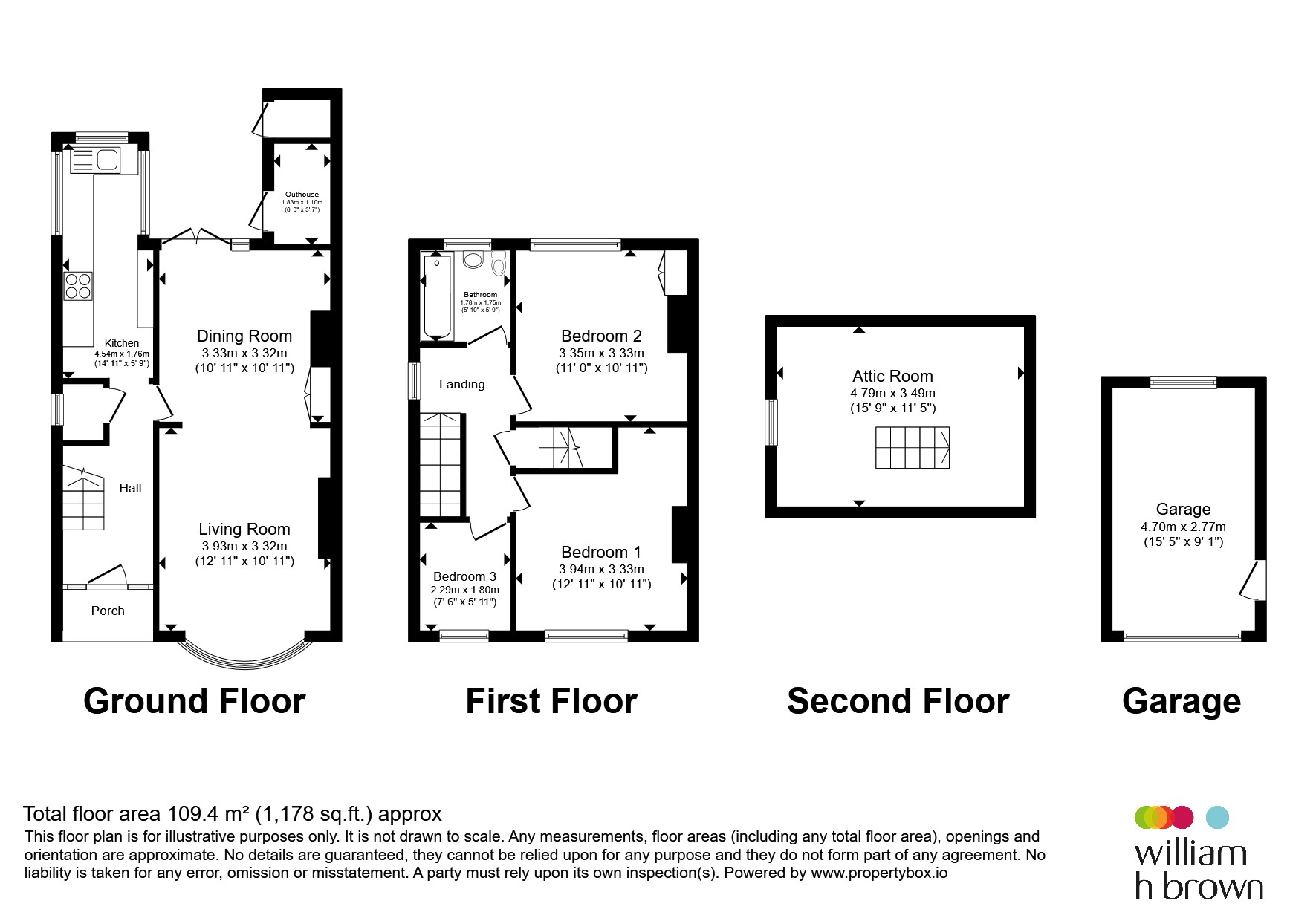 1a, Three Tuns Road, Nottingham floorplan