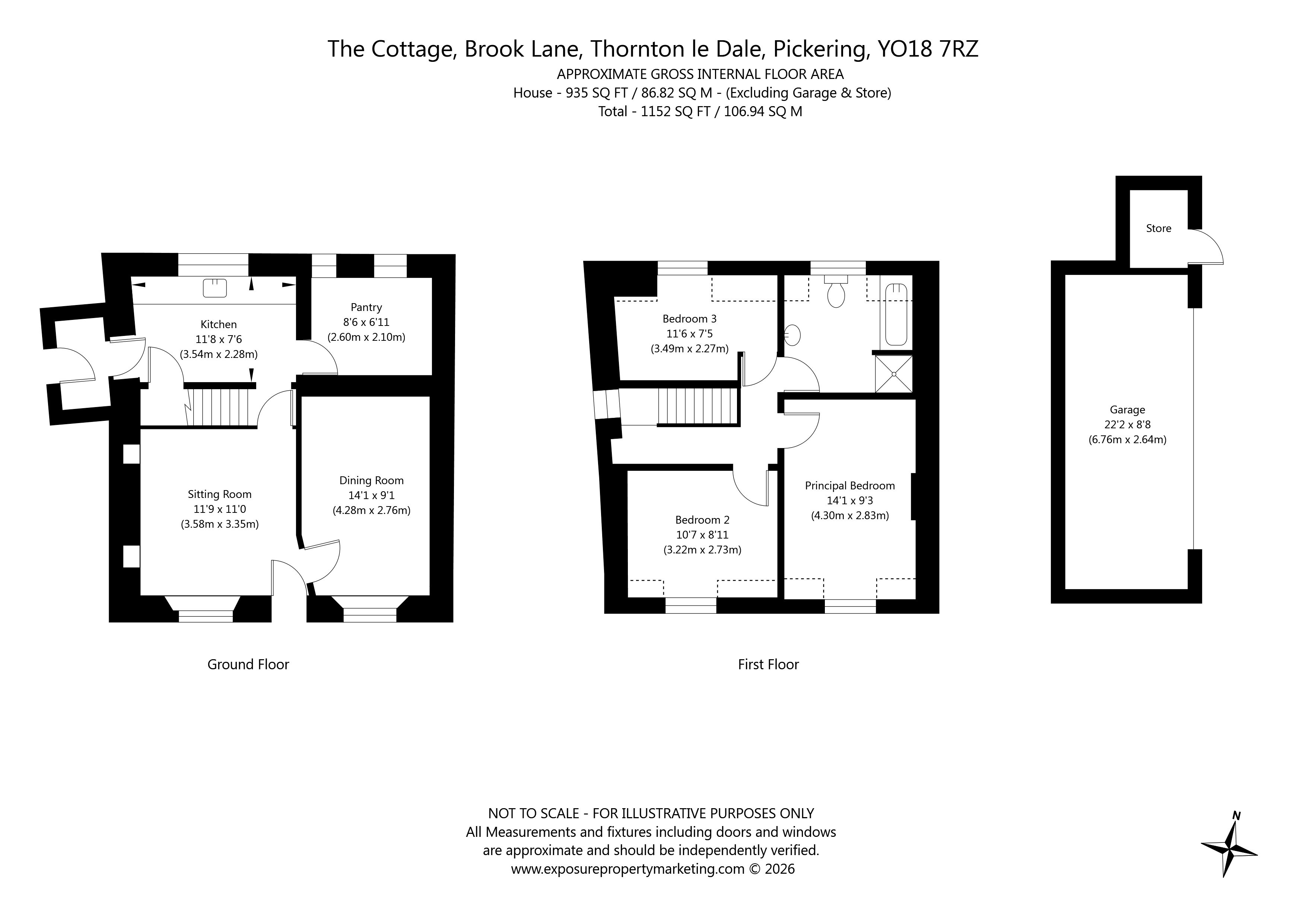 Brook Lane, Pickering floorplan