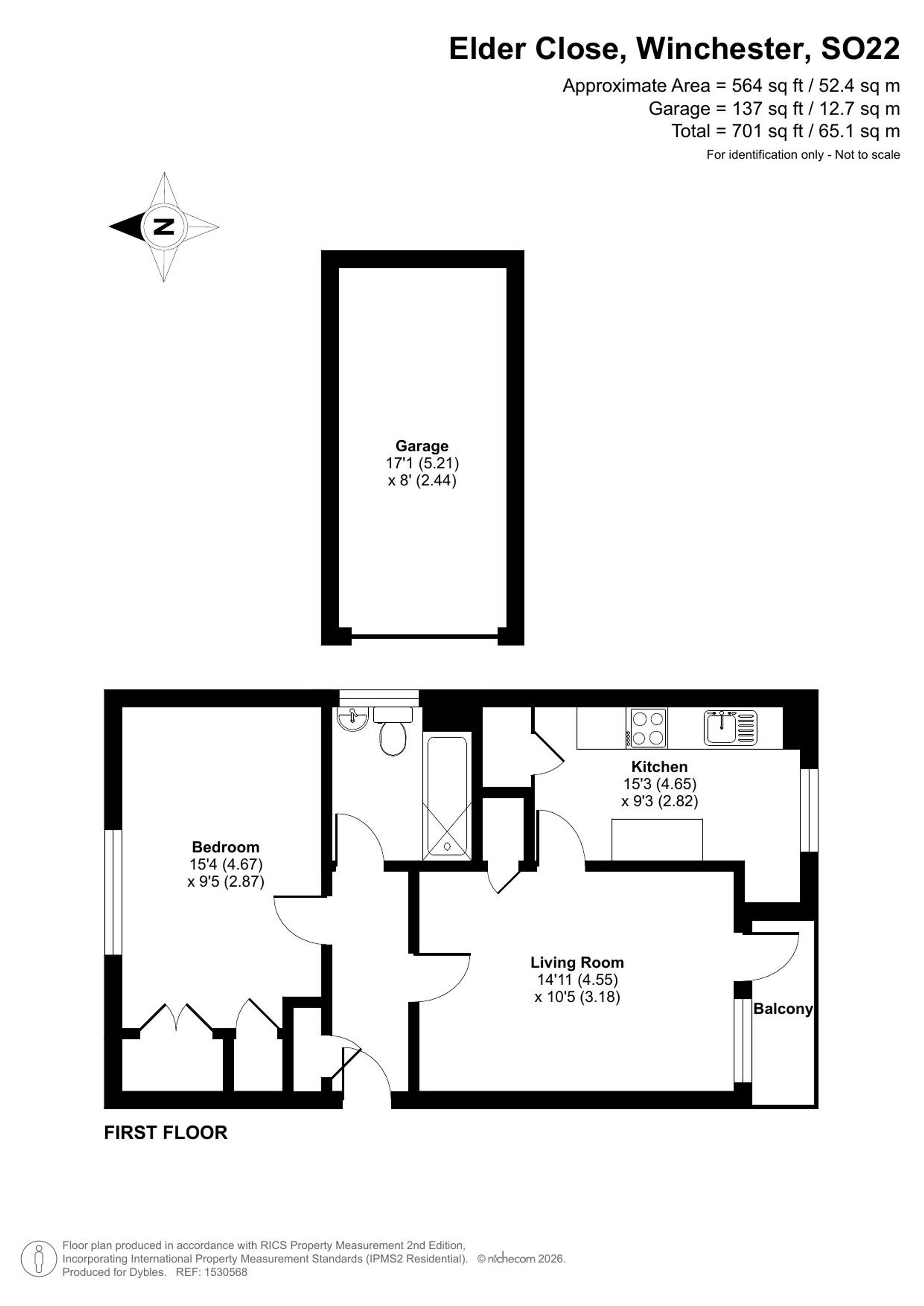 88 Elder Close, Winchester floorplan