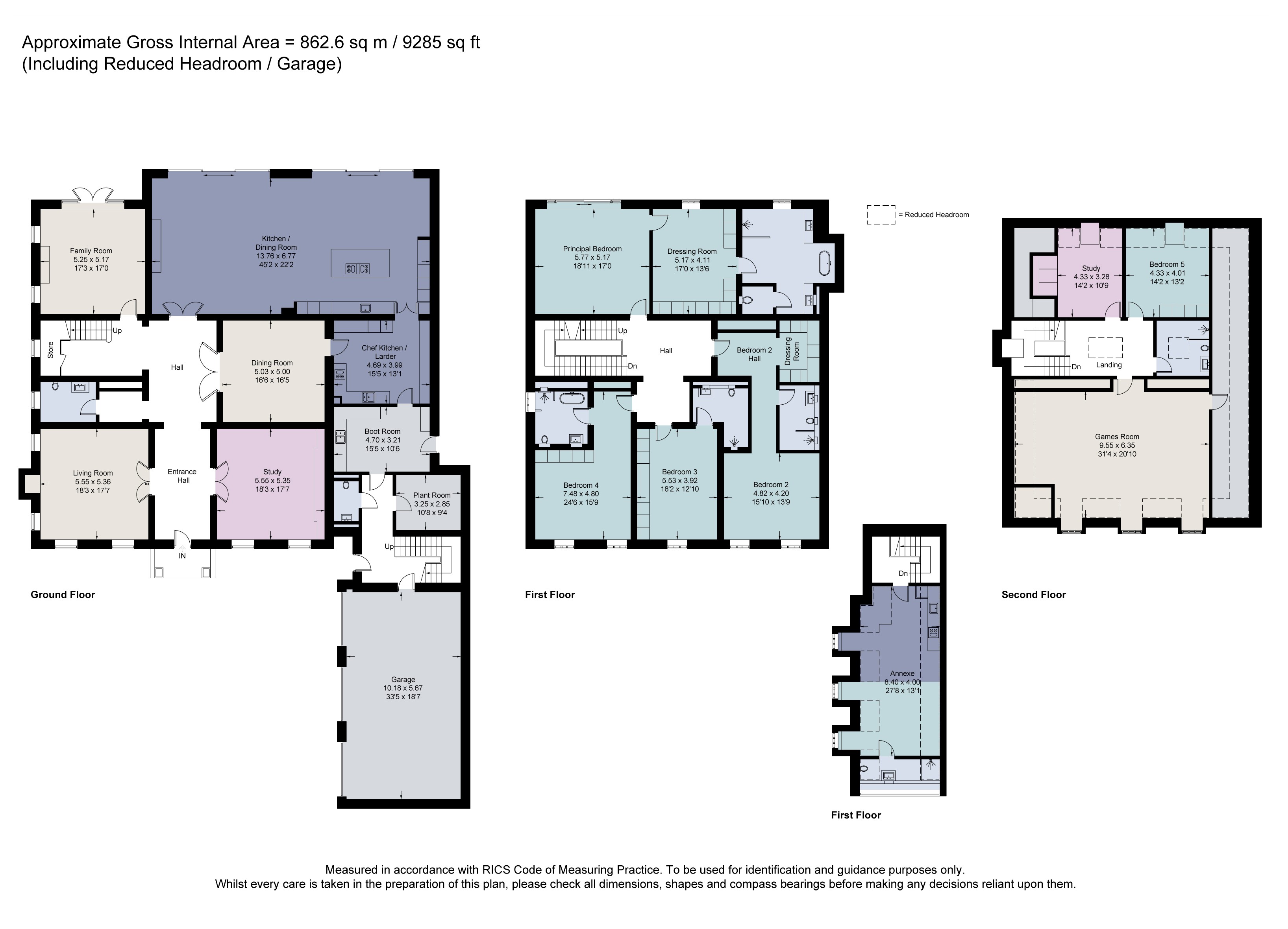 Oakhaven, 3, The Spinney, Oxshott floorplan